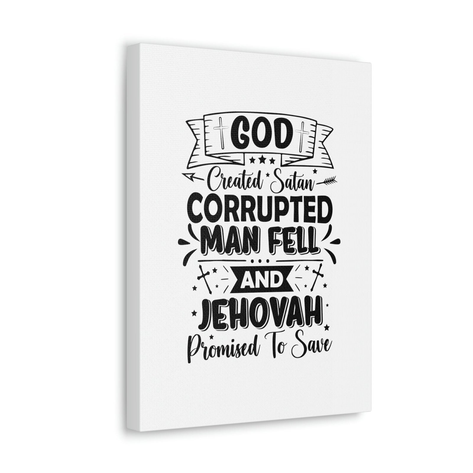 Scripture Walls God Promised To Save 1 John 1:9 Christian Wall Art Bible Verse Print Ready to Hang Unframed-Express Your Love Gifts