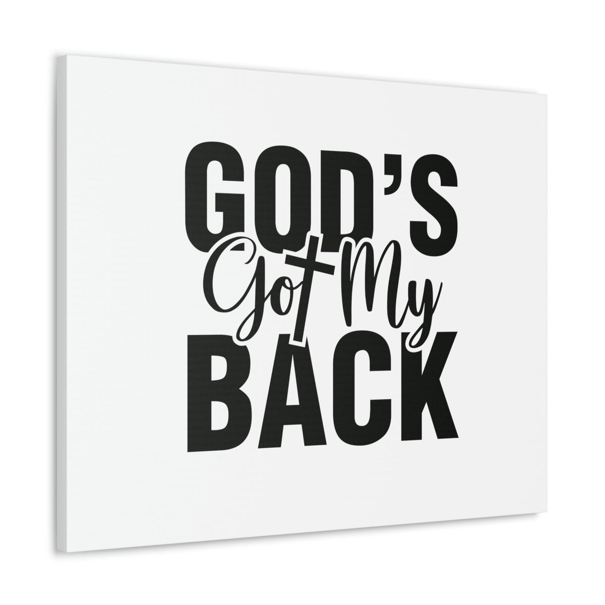 Scripture Walls God's Got My Back Jeremiah 29:11 Christian Wall Art Bible Verse Print Ready to Hang Unframed-Express Your Love Gifts