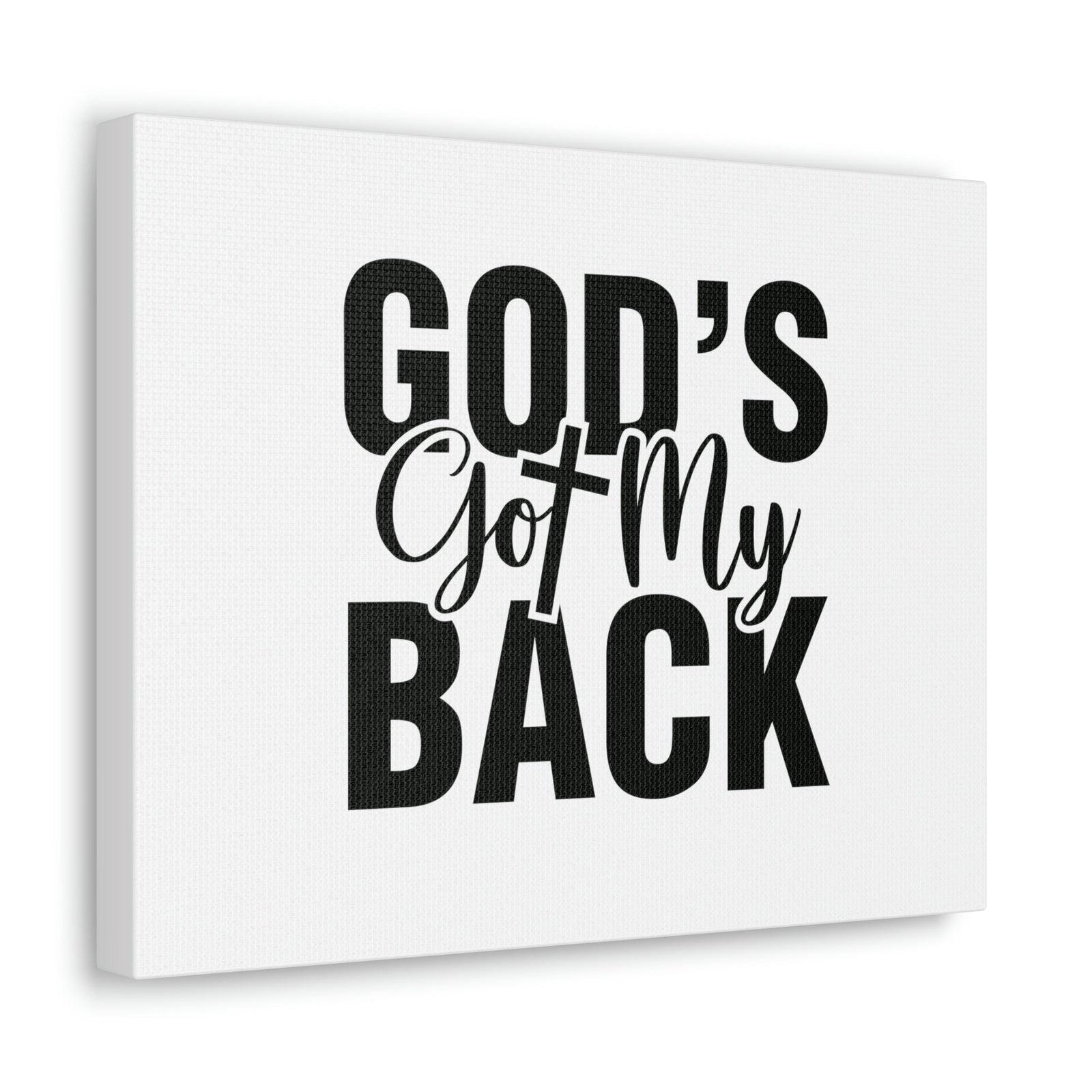 Scripture Walls God's Got My Back Jeremiah 29:11 Christian Wall Art Bible Verse Print Ready to Hang Unframed-Express Your Love Gifts