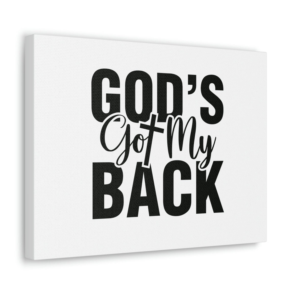 Scripture Walls God's Got My Back Jeremiah 29:11 Christian Wall Art Bible Verse Print Ready to Hang Unframed-Express Your Love Gifts