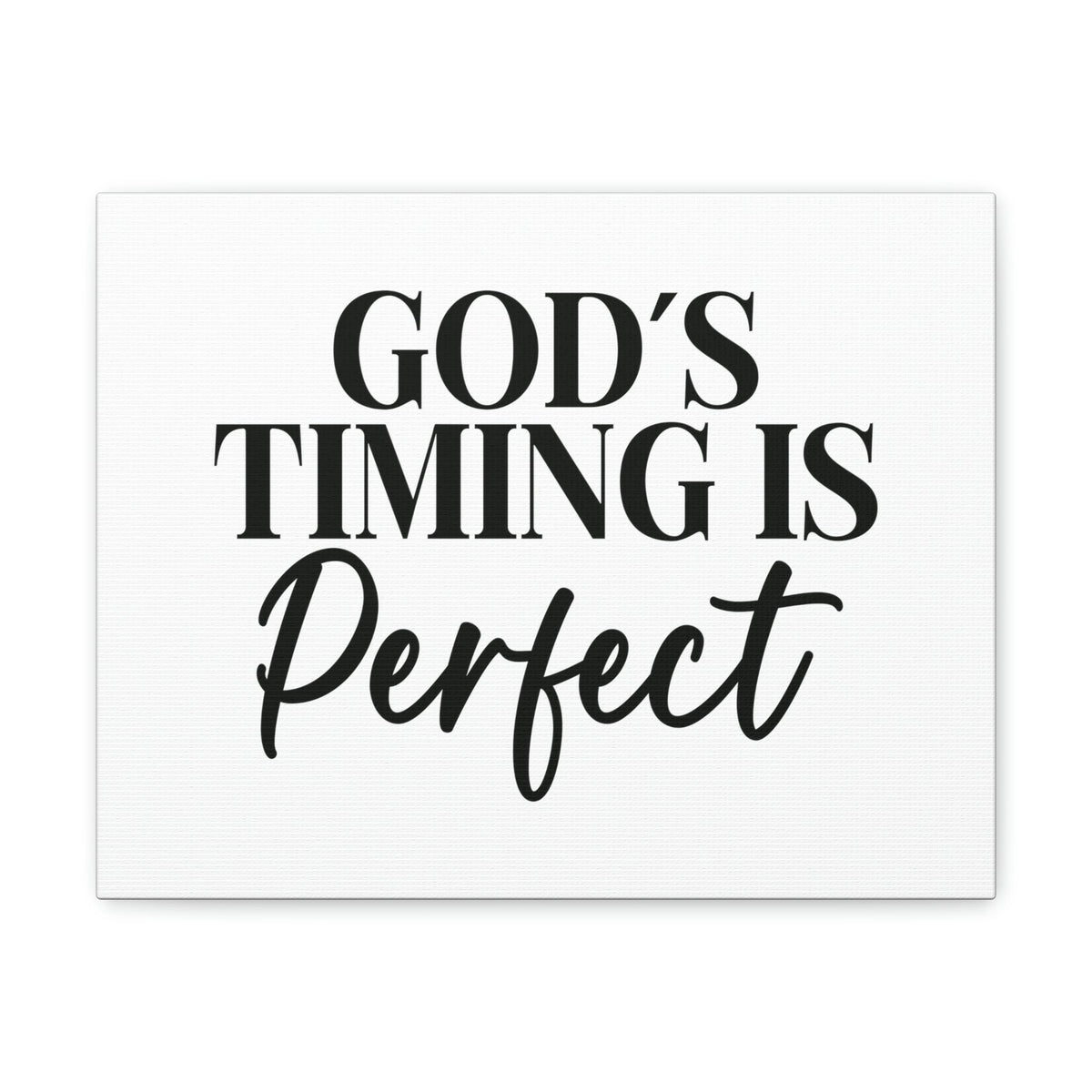 Scripture Walls God's Timing Is Perfect Ecclesiastes 3:1 Christian Wall Art Bible Verse Print Ready to Hang Unframed-Express Your Love Gifts