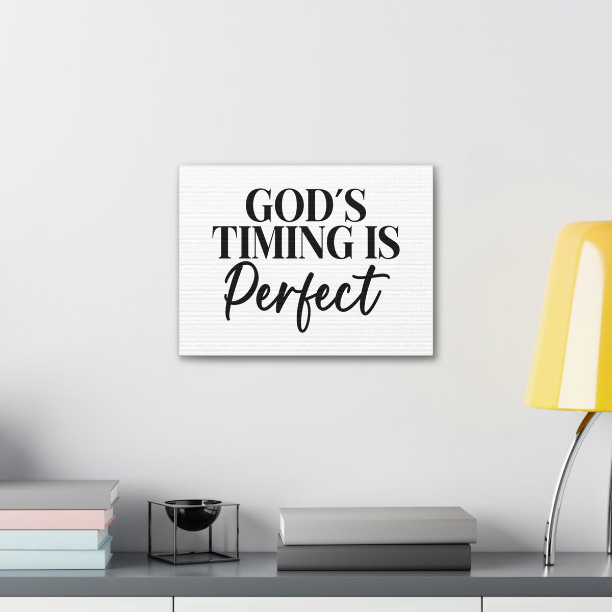Scripture Walls God's Timing Is Perfect Ecclesiastes 3:1 Christian Wall Art Bible Verse Print Ready to Hang Unframed-Express Your Love Gifts