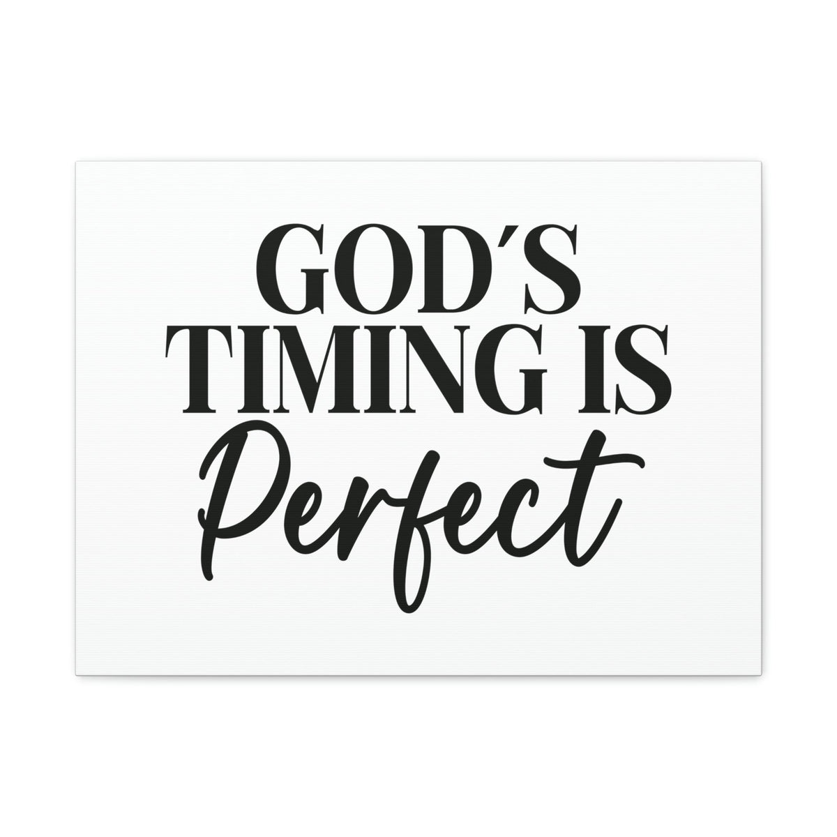 Scripture Walls God's Timing Is Perfect Ecclesiastes 3:1 Christian Wall Art Bible Verse Print Ready to Hang Unframed-Express Your Love Gifts