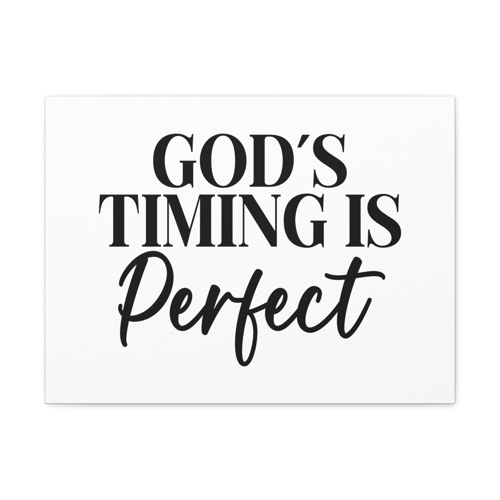 Scripture Walls God's Timing Is Perfect Ecclesiastes 3:1 Christian Wall Art Bible Verse Print Ready to Hang Unframed-Express Your Love Gifts