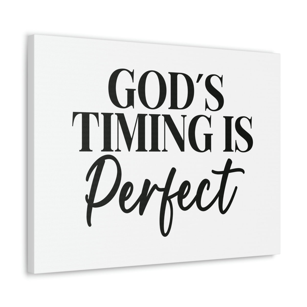 Scripture Walls God's Timing Is Perfect Ecclesiastes 3:1 Christian Wall Art Bible Verse Print Ready to Hang Unframed-Express Your Love Gifts