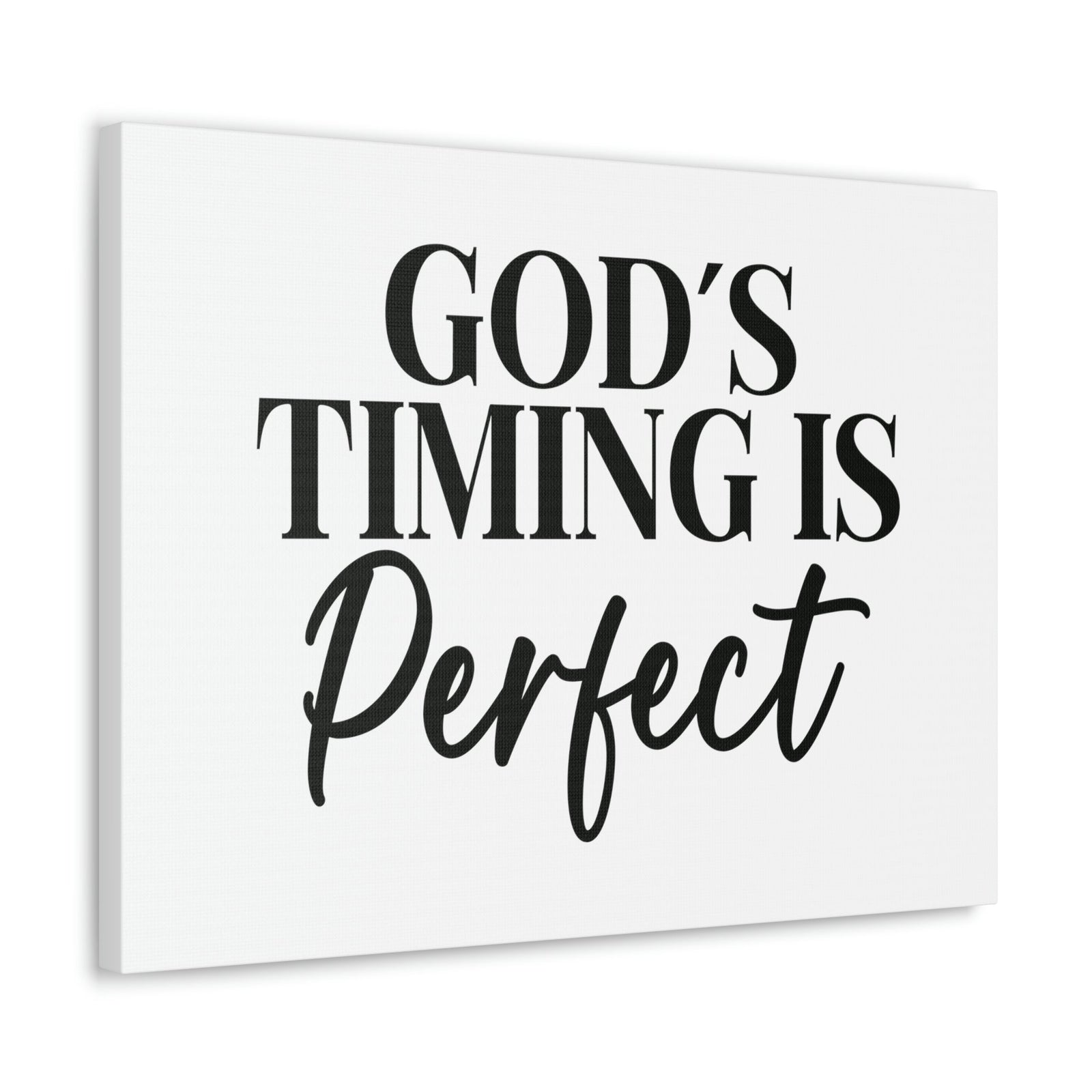 Scripture Walls God's Timing Is Perfect Ecclesiastes 3:1 Christian Wall Art Bible Verse Print Ready to Hang Unframed-Express Your Love Gifts
