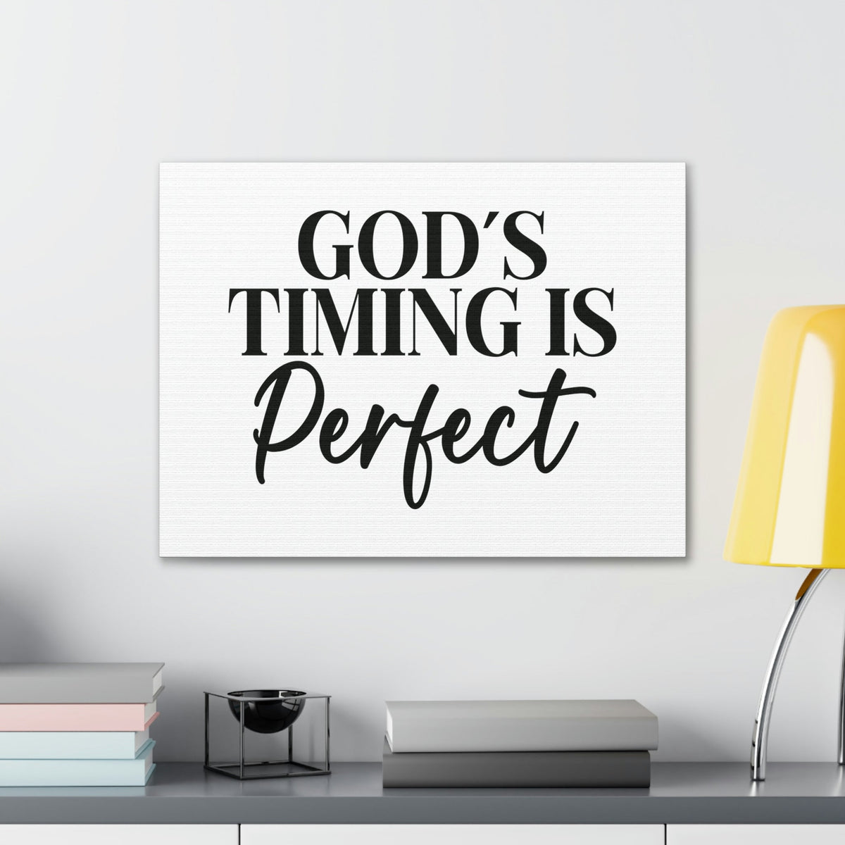 Scripture Walls God's Timing Is Perfect Ecclesiastes 3:1 Christian Wall Art Bible Verse Print Ready to Hang Unframed-Express Your Love Gifts