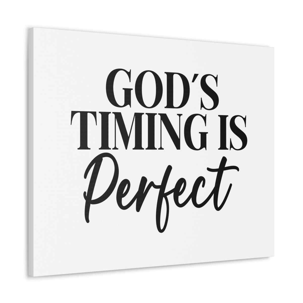 Scripture Walls God's Timing Is Perfect Ecclesiastes 3:1 Christian Wall Art Bible Verse Print Ready to Hang Unframed-Express Your Love Gifts