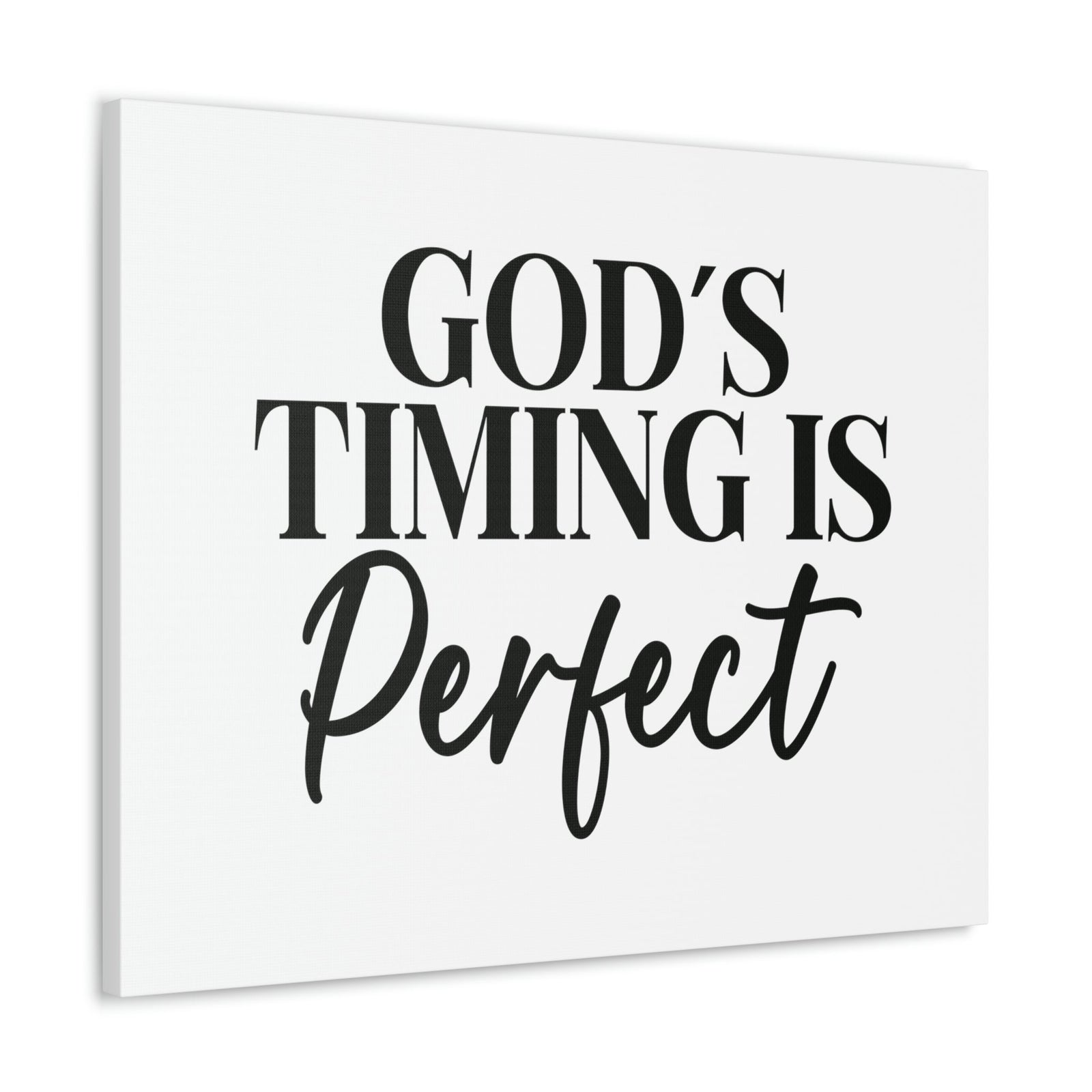 Scripture Walls God's Timing Is Perfect Ecclesiastes 3:1 Christian Wall Art Bible Verse Print Ready to Hang Unframed-Express Your Love Gifts