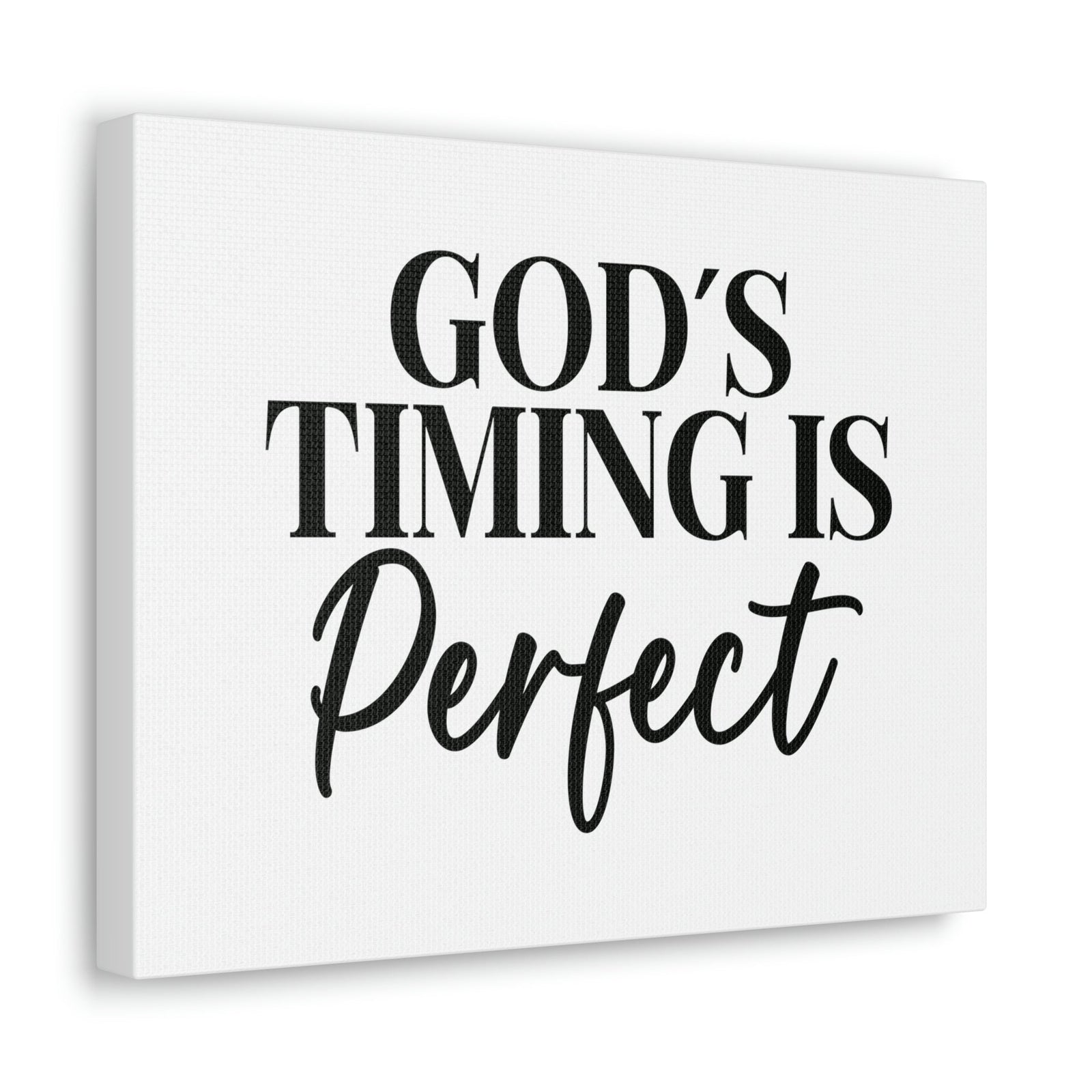 Scripture Walls God's Timing Is Perfect Ecclesiastes 3:1 Christian Wall Art Bible Verse Print Ready to Hang Unframed-Express Your Love Gifts