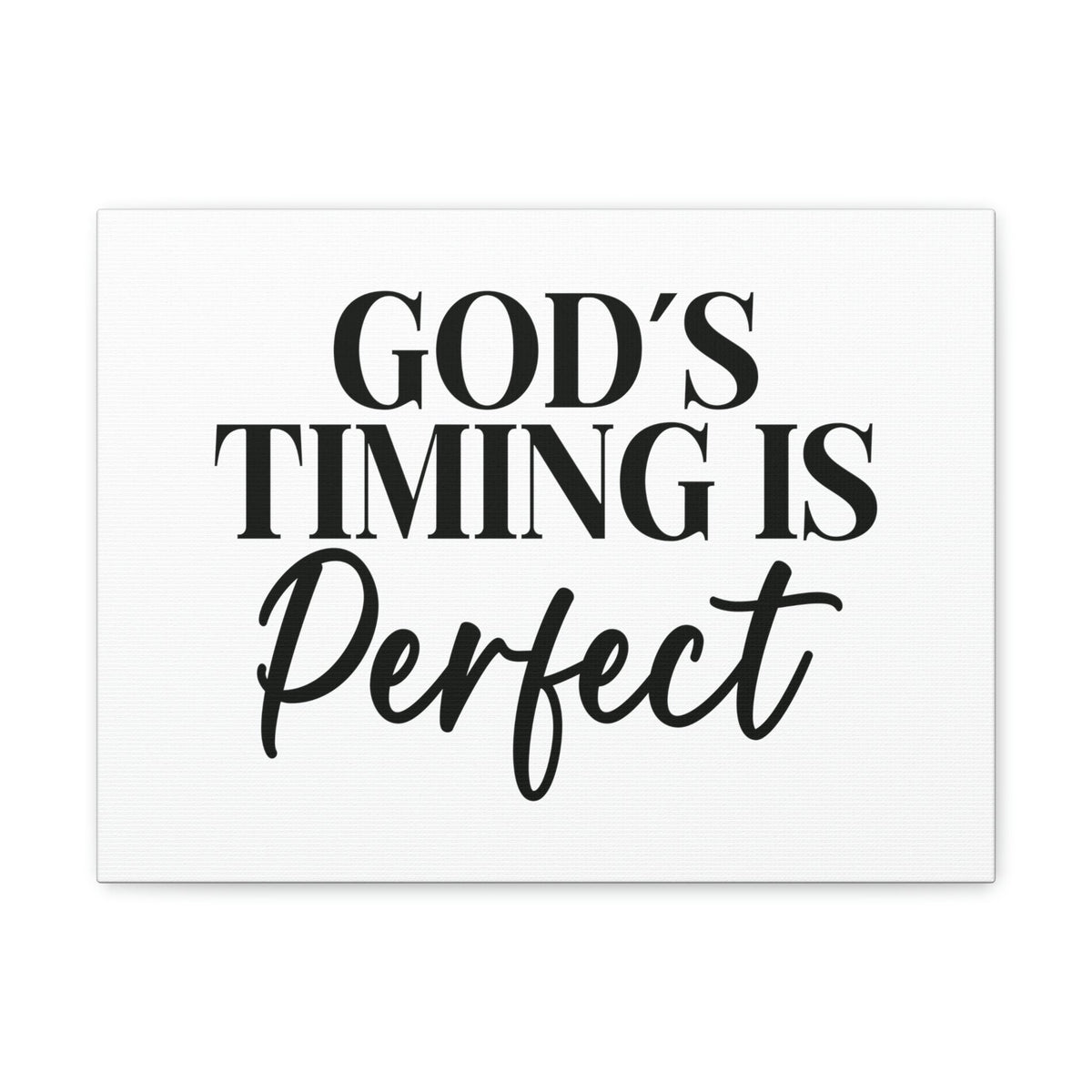 Scripture Walls God's Timing Is Perfect Ecclesiastes 3:1 Christian Wall Art Bible Verse Print Ready to Hang Unframed-Express Your Love Gifts