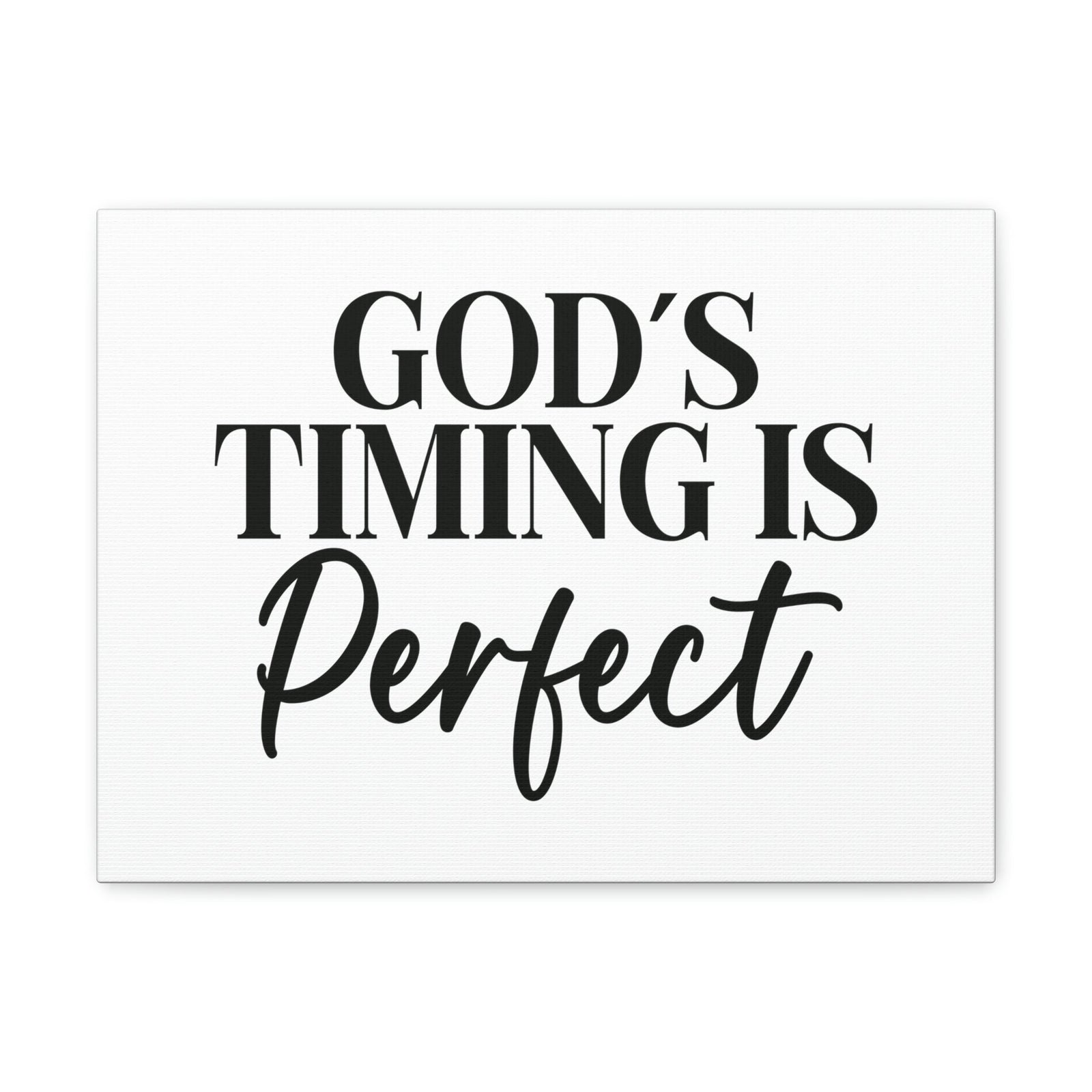 Scripture Walls God's Timing Is Perfect Ecclesiastes 3:1 Christian Wall Art Bible Verse Print Ready to Hang Unframed-Express Your Love Gifts