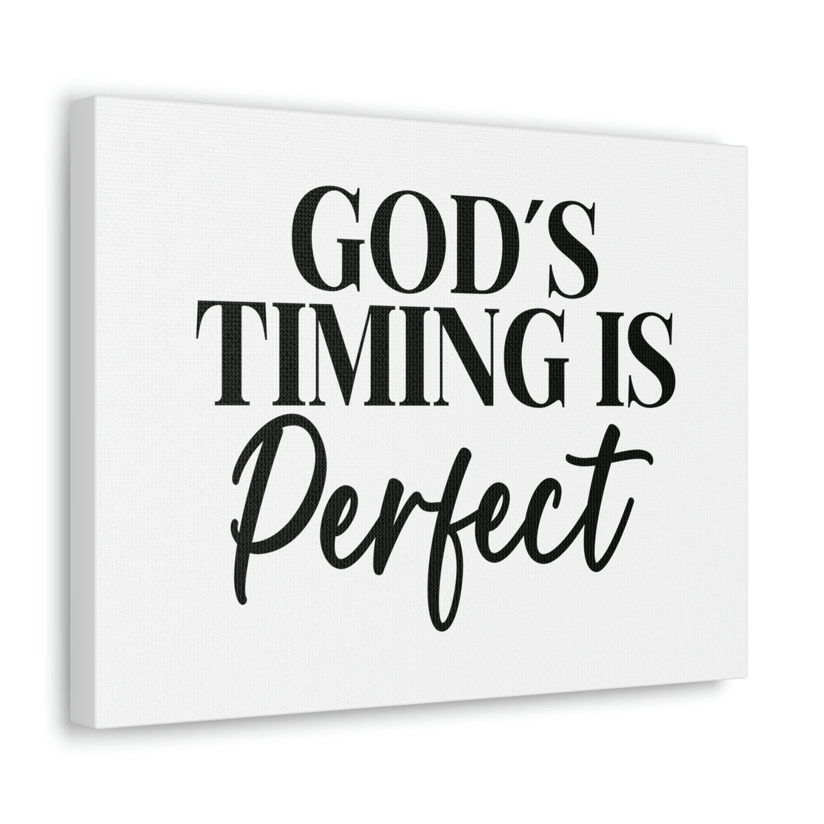 Scripture Walls God's Timing Is Perfect Ecclesiastes 3:1 Christian Wall Art Bible Verse Print Ready to Hang Unframed-Express Your Love Gifts