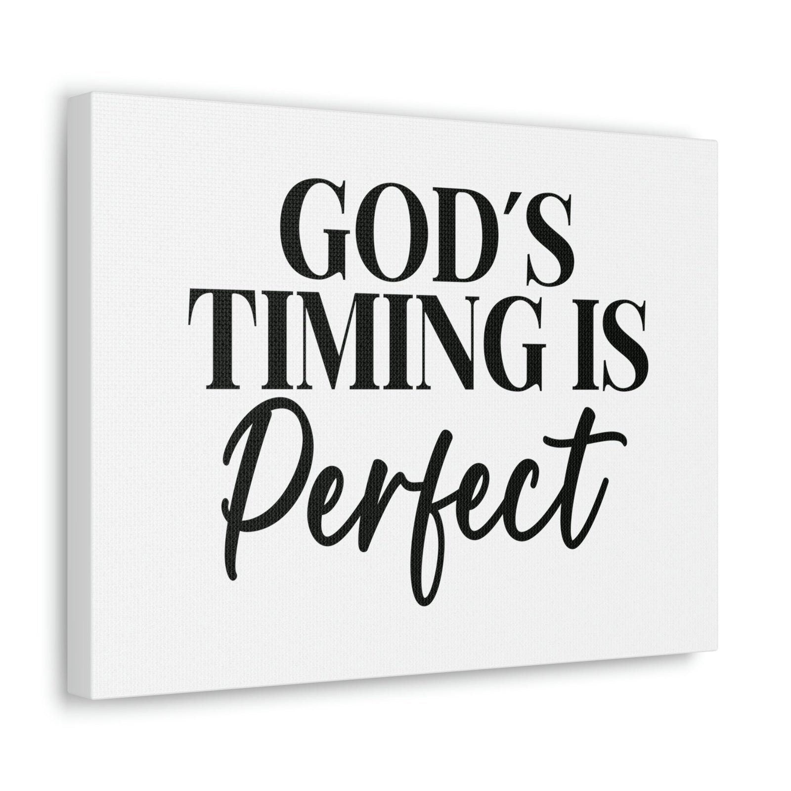 Scripture Walls God's Timing Is Perfect Ecclesiastes 3:1 Christian Wall Art Bible Verse Print Ready to Hang Unframed-Express Your Love Gifts