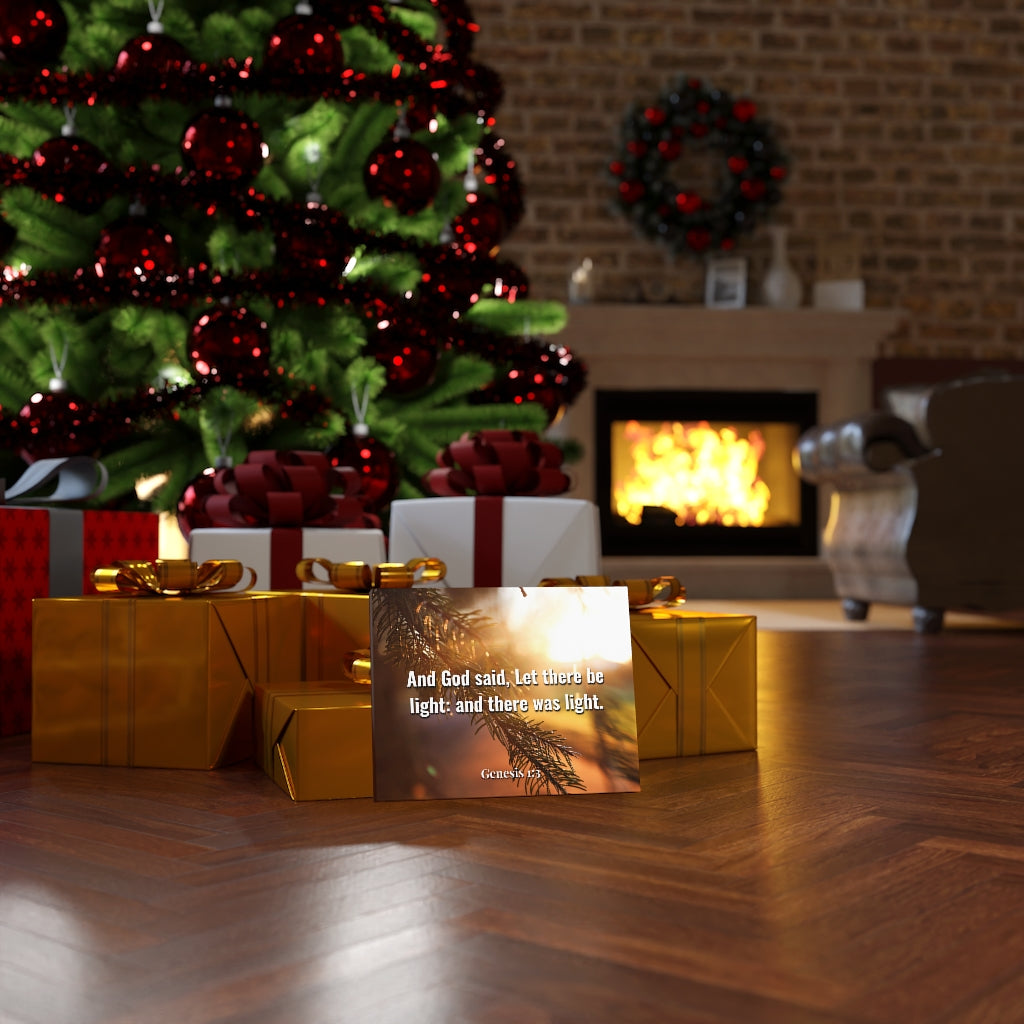 Scripture Walls God Said Genesis 1:3 Bible Verse Canvas Christian Wall Art Ready to Hang Unframed-Express Your Love Gifts