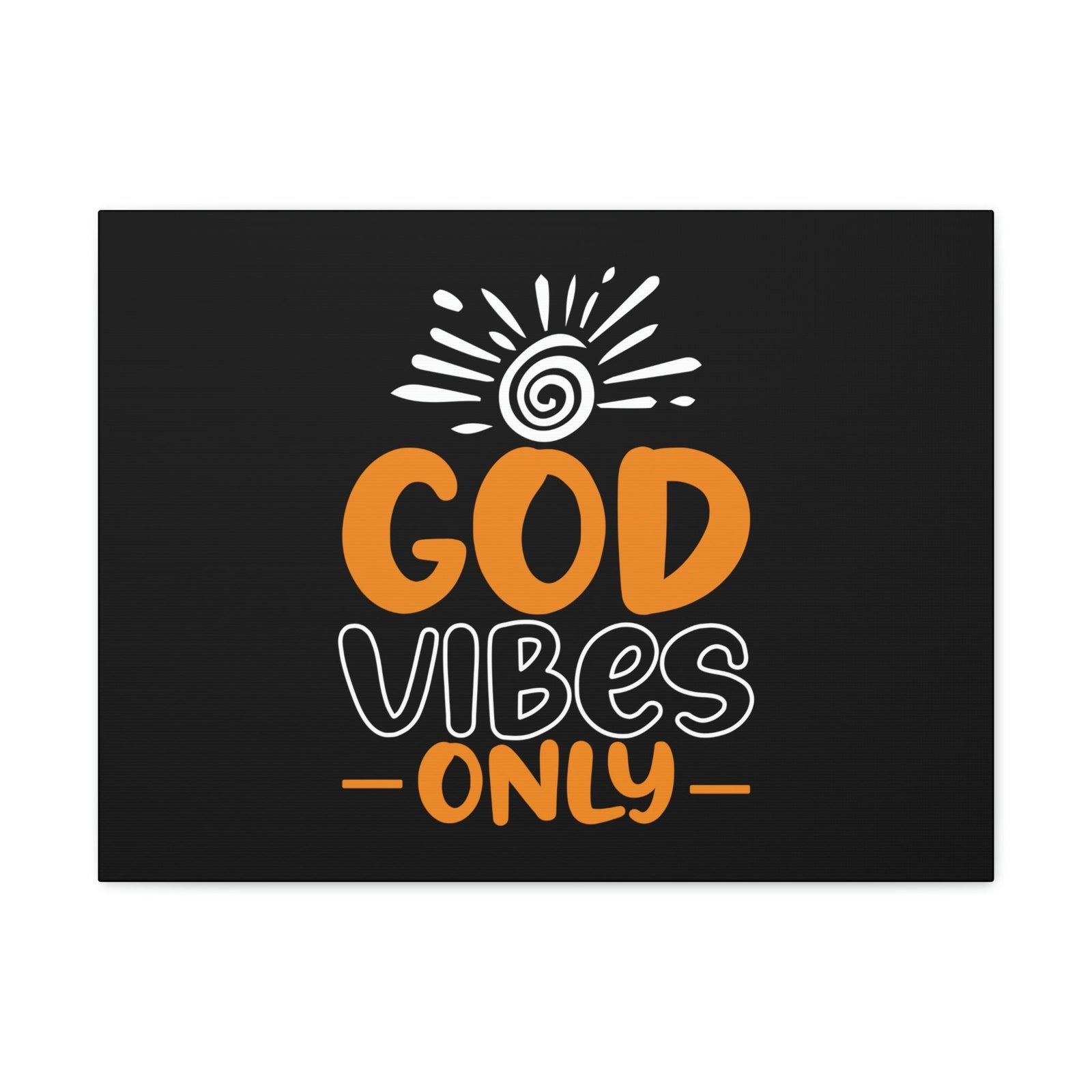 Scripture Walls God Vibes Only John 14:27 White Sun Christian Wall Art Bible Verse Print Ready to Hang Unframed-Express Your Love Gifts