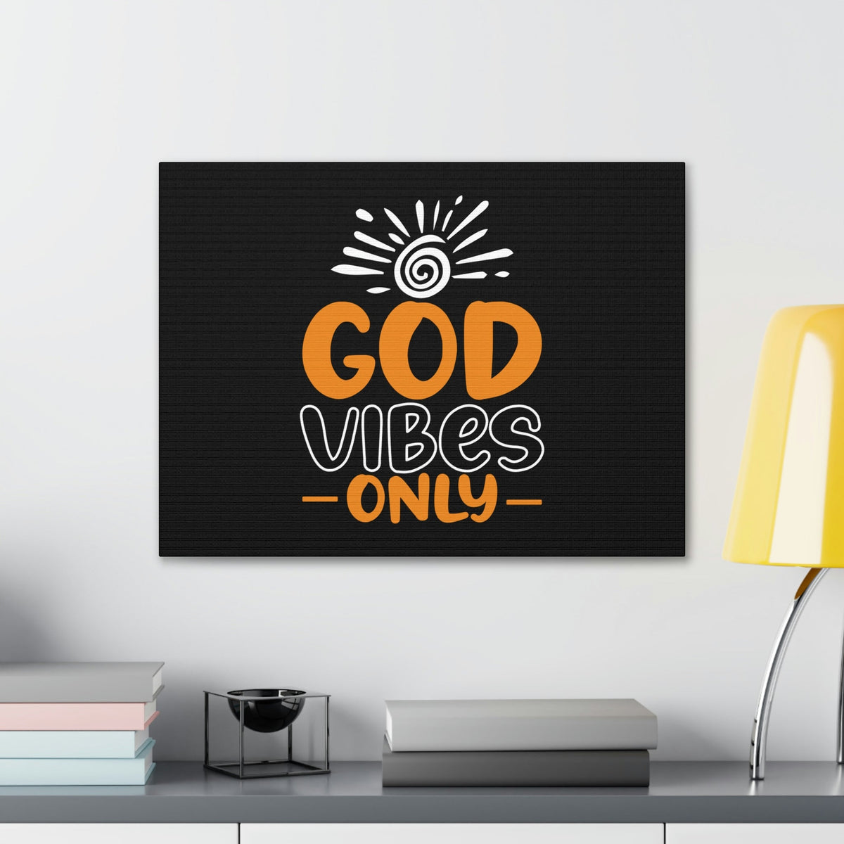 Scripture Walls God Vibes Only John 14:27 White Sun Christian Wall Art Bible Verse Print Ready to Hang Unframed-Express Your Love Gifts