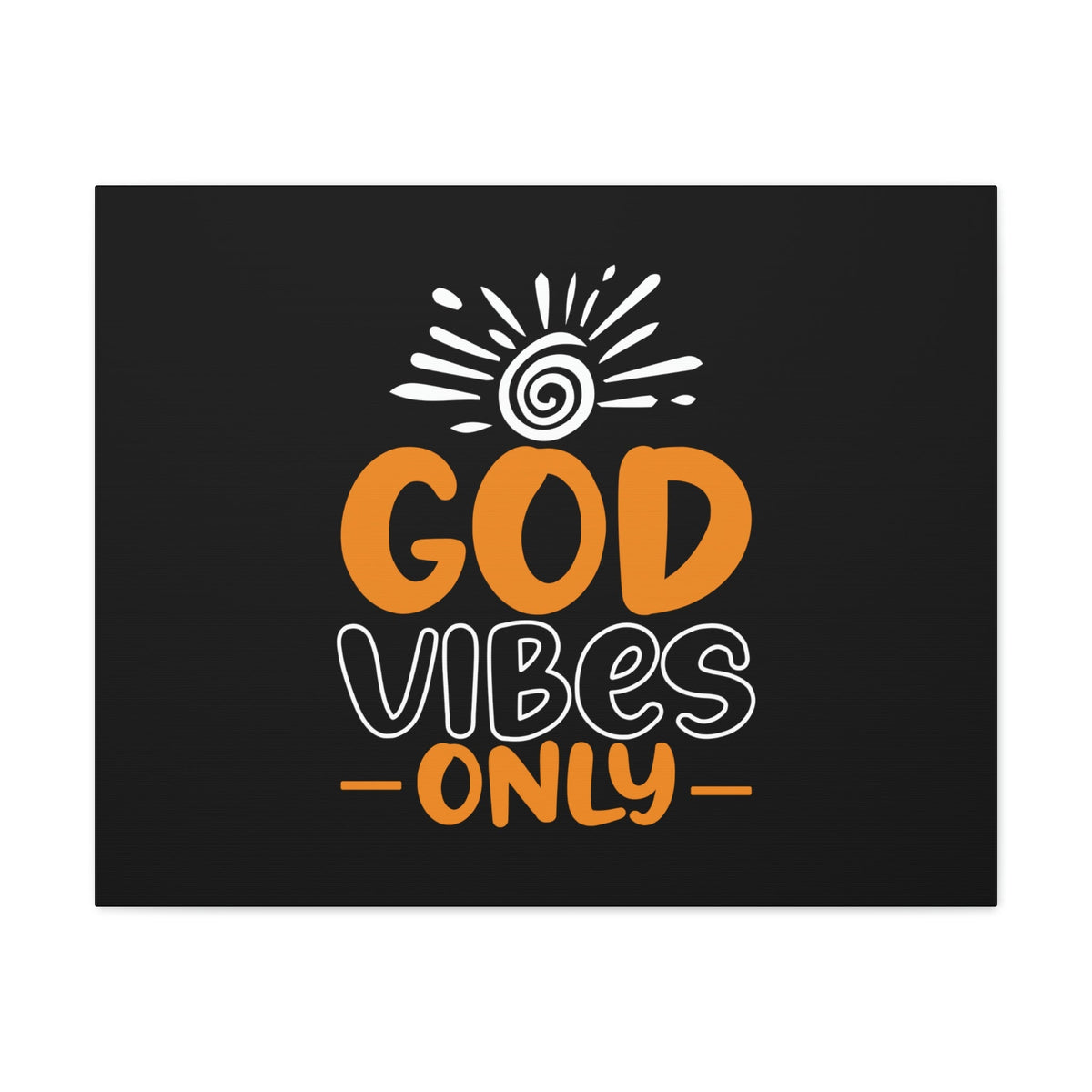 Scripture Walls God Vibes Only John 14:27 White Sun Christian Wall Art Bible Verse Print Ready to Hang Unframed-Express Your Love Gifts