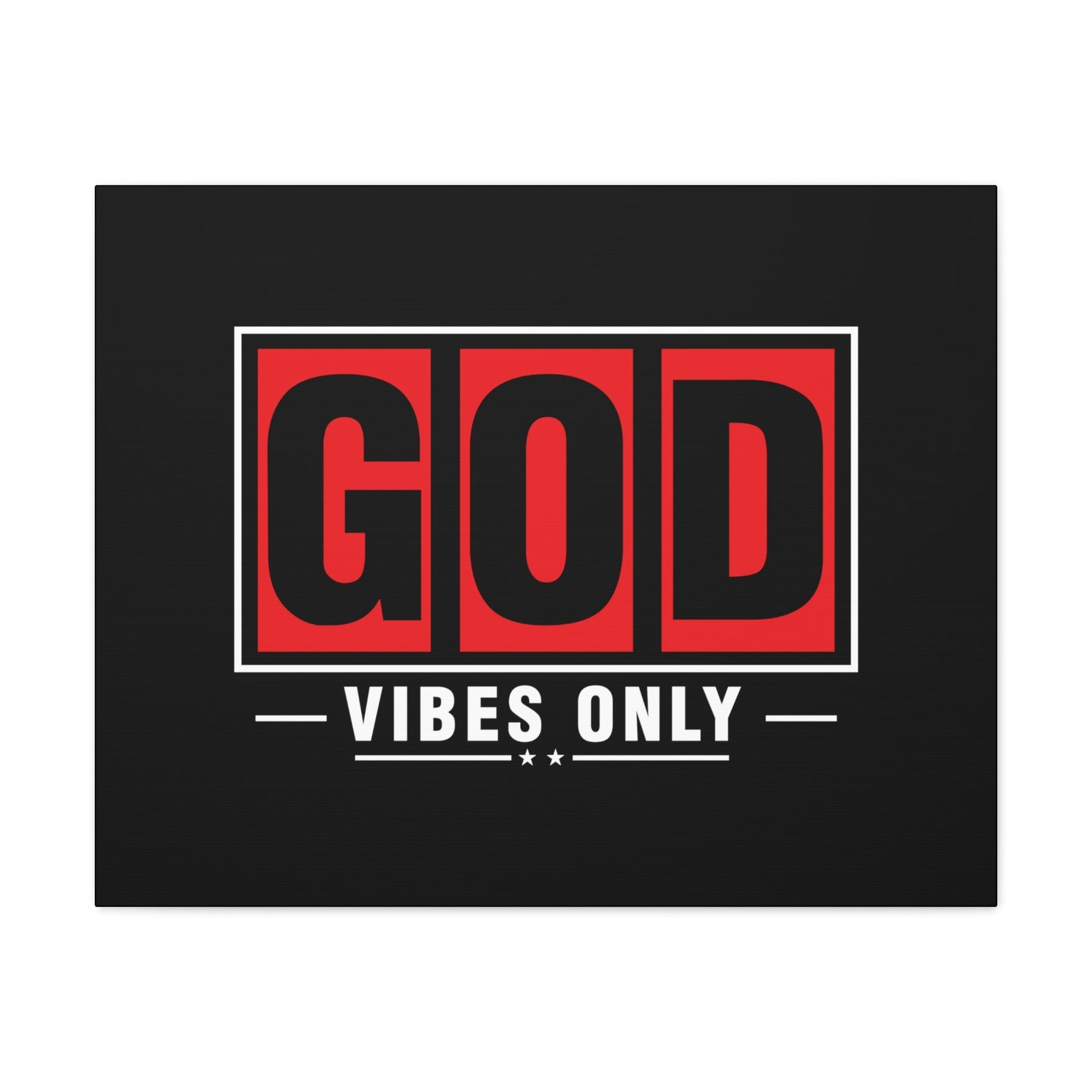 Scripture Walls God Vibes Only Romans 15:13 Red Christian Wall Art Bible Verse Print Ready to Hang Unframed-Express Your Love Gifts