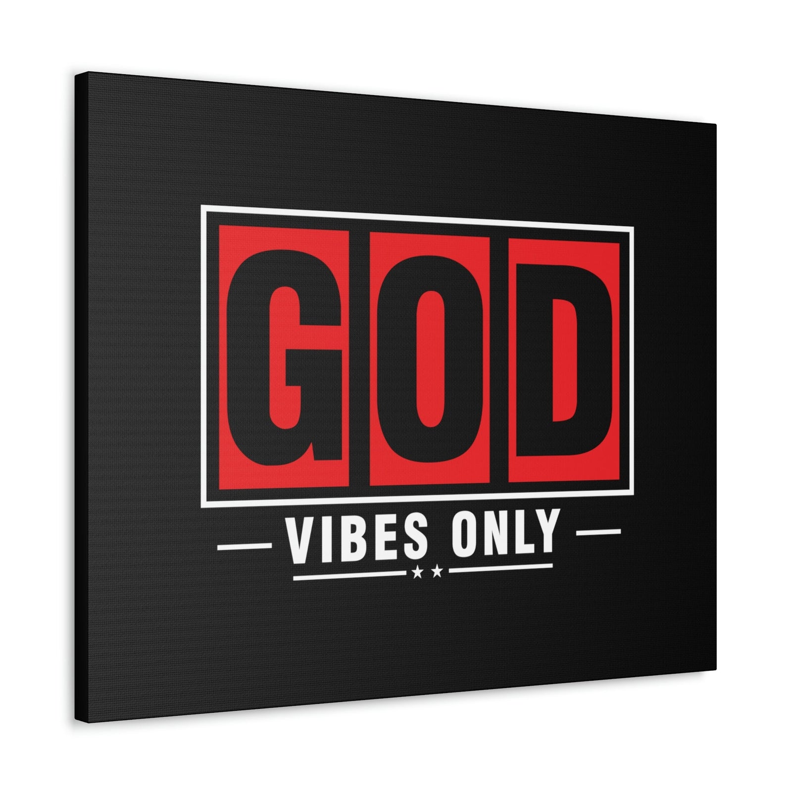 Scripture Walls God Vibes Only Romans 15:13 Red Christian Wall Art Bible Verse Print Ready to Hang Unframed-Express Your Love Gifts
