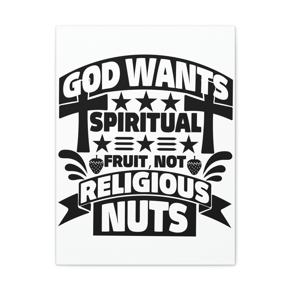 Scripture Walls God Wants Spiritual Fruit Galatians 5:22-23 Christian Wall Art Bible Verse Print Ready to Hang Unframed-Express Your Love Gifts