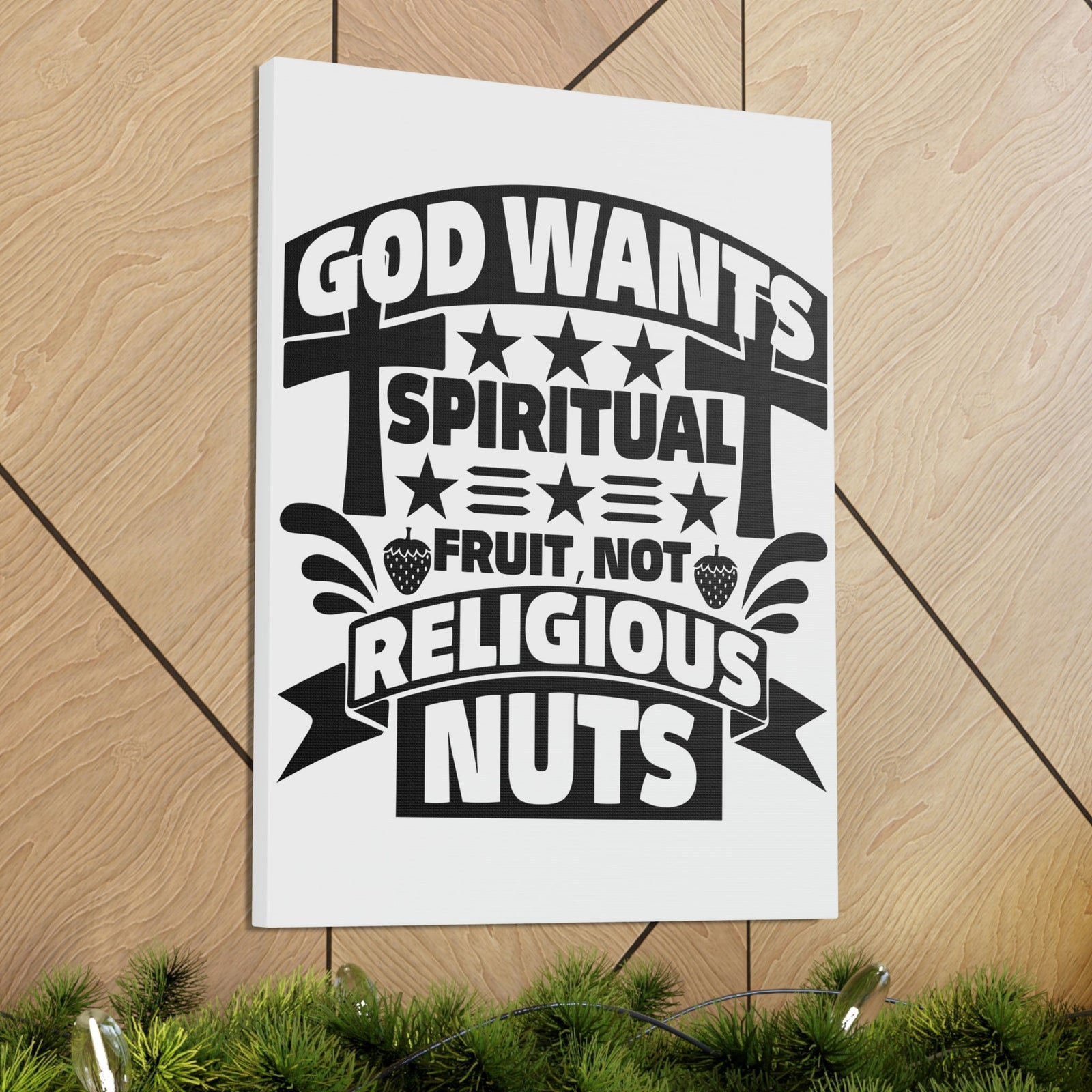 Scripture Walls God Wants Spiritual Fruit Galatians 5:22-23 Christian Wall Art Bible Verse Print Ready to Hang Unframed-Express Your Love Gifts