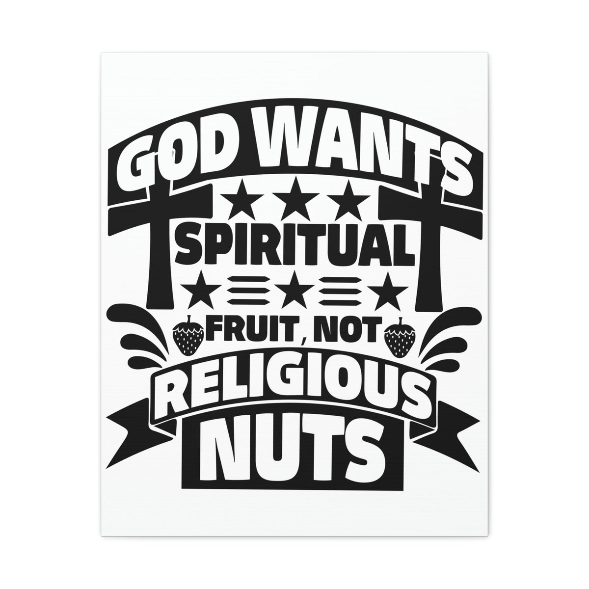 Scripture Walls God Wants Spiritual Fruit Galatians 5:22-23 Christian Wall Art Bible Verse Print Ready to Hang Unframed-Express Your Love Gifts