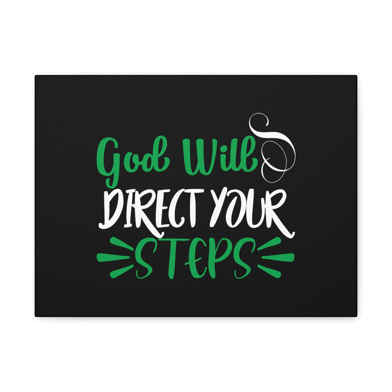 Scripture Walls God Will Direct Your Steps Psalm 32:8 Christian Wall Art Bible Verse Print Ready to Hang Unframed-Express Your Love Gifts