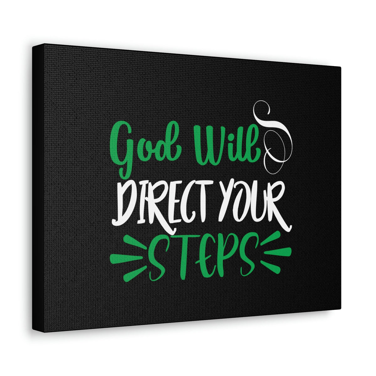 Scripture Walls God Will Direct Your Steps Psalm 32:8 Christian Wall Art Bible Verse Print Ready to Hang Unframed-Express Your Love Gifts