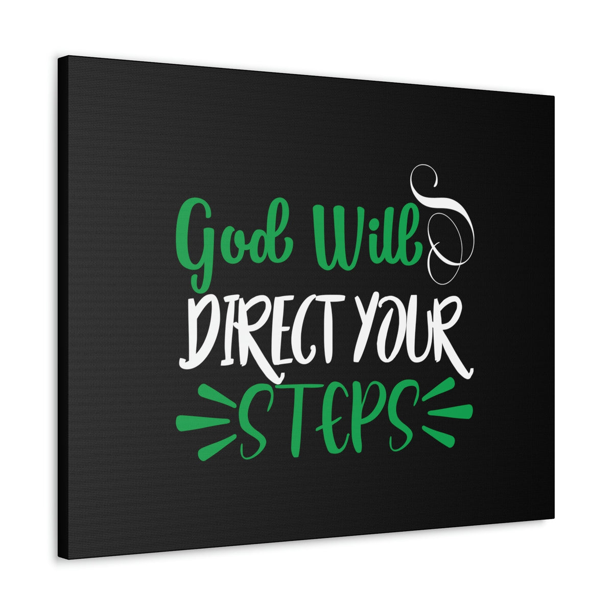 Scripture Walls God Will Direct Your Steps Psalm 32:8 Christian Wall Art Bible Verse Print Ready to Hang Unframed-Express Your Love Gifts