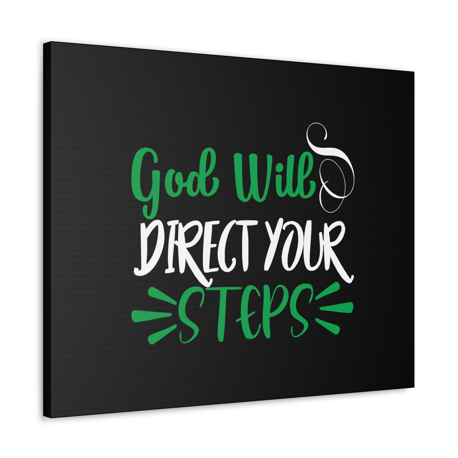 Scripture Walls God Will Direct Your Steps Psalm 32:8 Christian Wall Art Bible Verse Print Ready to Hang Unframed-Express Your Love Gifts