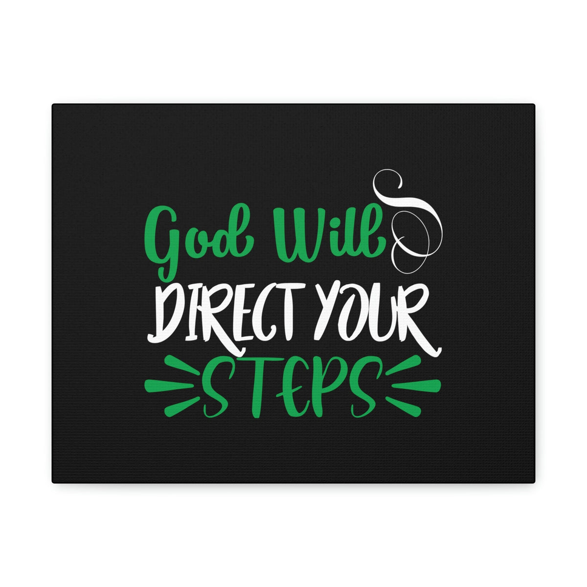 Scripture Walls God Will Direct Your Steps Psalm 32:8 Christian Wall Art Bible Verse Print Ready to Hang Unframed-Express Your Love Gifts
