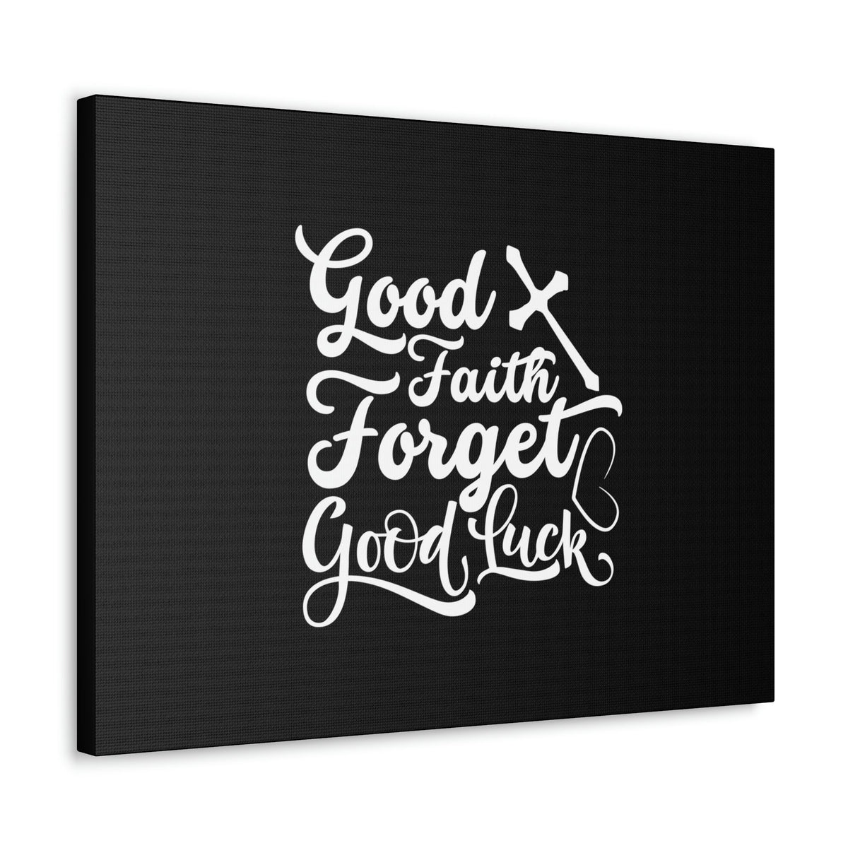 Scripture Walls Good Faith Forget Hebrews 11:1 Black Christian Wall Art Bible Verse Print Ready to Hang Unframed-Express Your Love Gifts