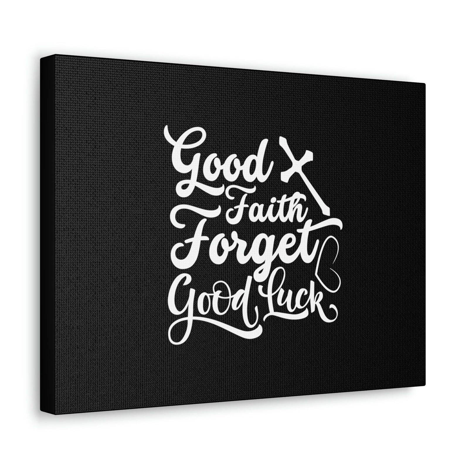 Scripture Walls Good Faith Forget Hebrews 11:1 Black Christian Wall Art Bible Verse Print Ready to Hang Unframed-Express Your Love Gifts