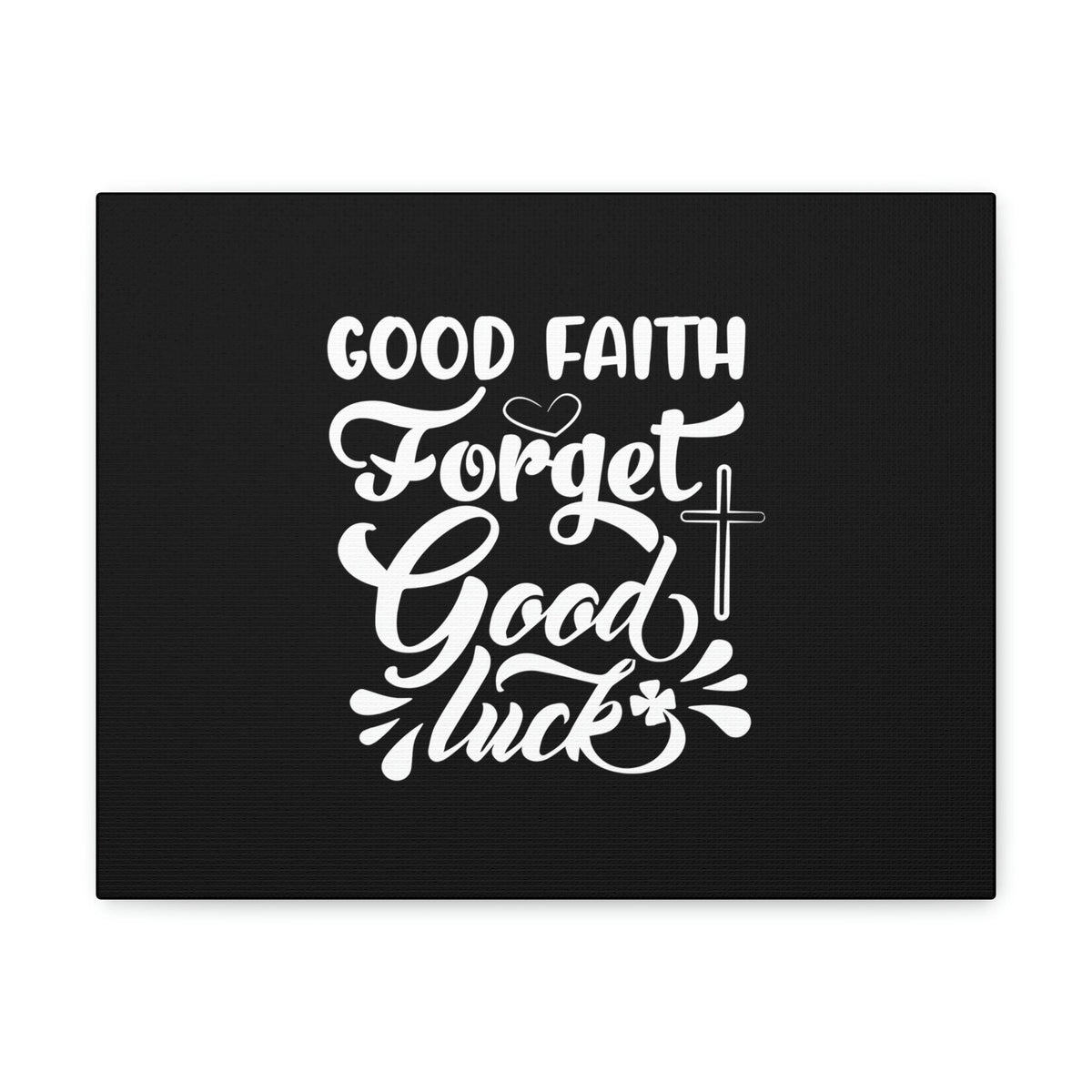 Scripture Walls Good Faith Hebrews 11:1 Black Christian Wall Art Bible Verse Print Ready to Hang Unframed-Express Your Love Gifts