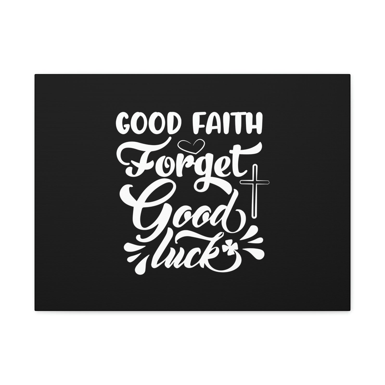 Scripture Walls Good Faith Hebrews 11:1 Black Christian Wall Art Bible Verse Print Ready to Hang Unframed-Express Your Love Gifts