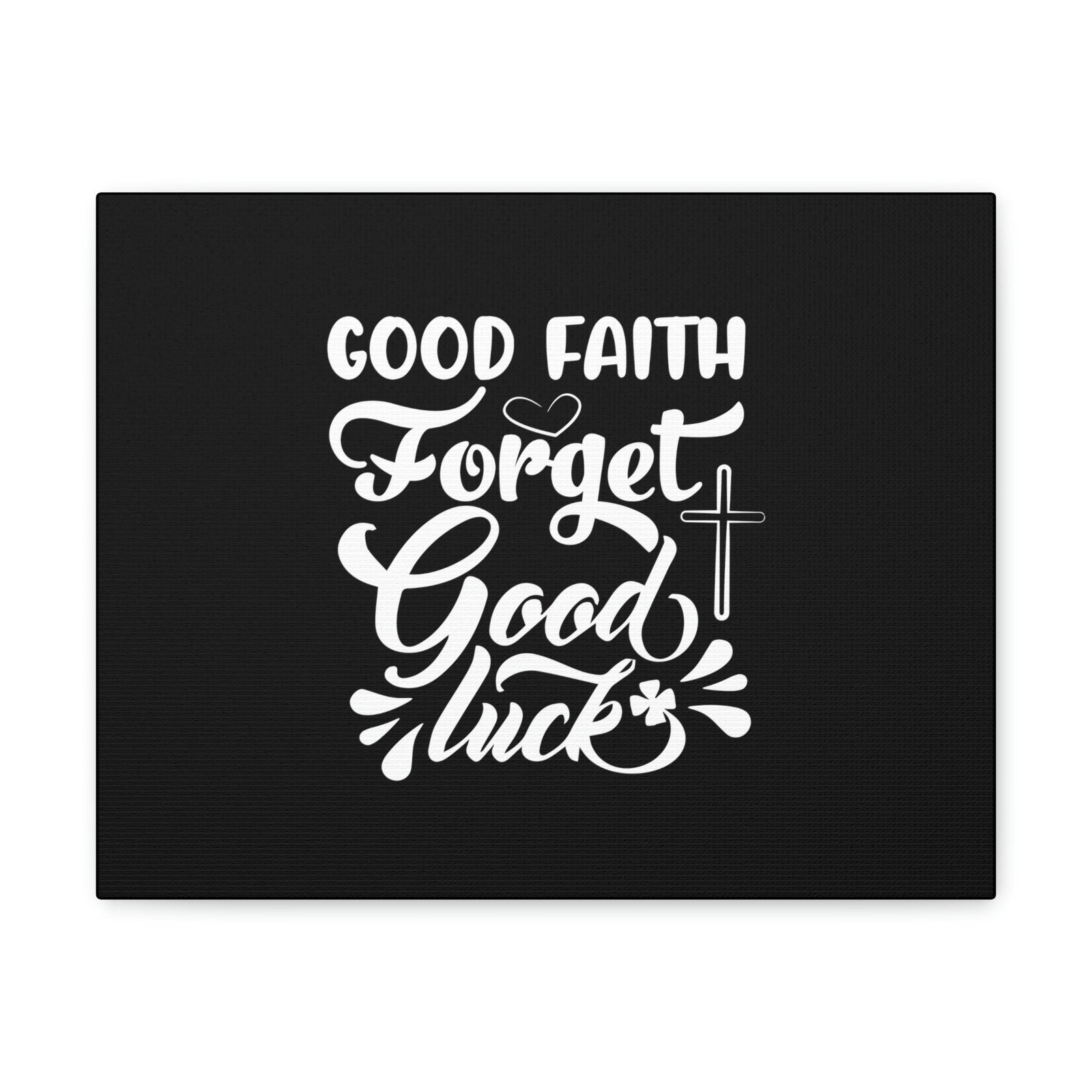 Scripture Walls Good Faith Hebrews 11:1 Black Christian Wall Art Bible Verse Print Ready to Hang Unframed-Express Your Love Gifts