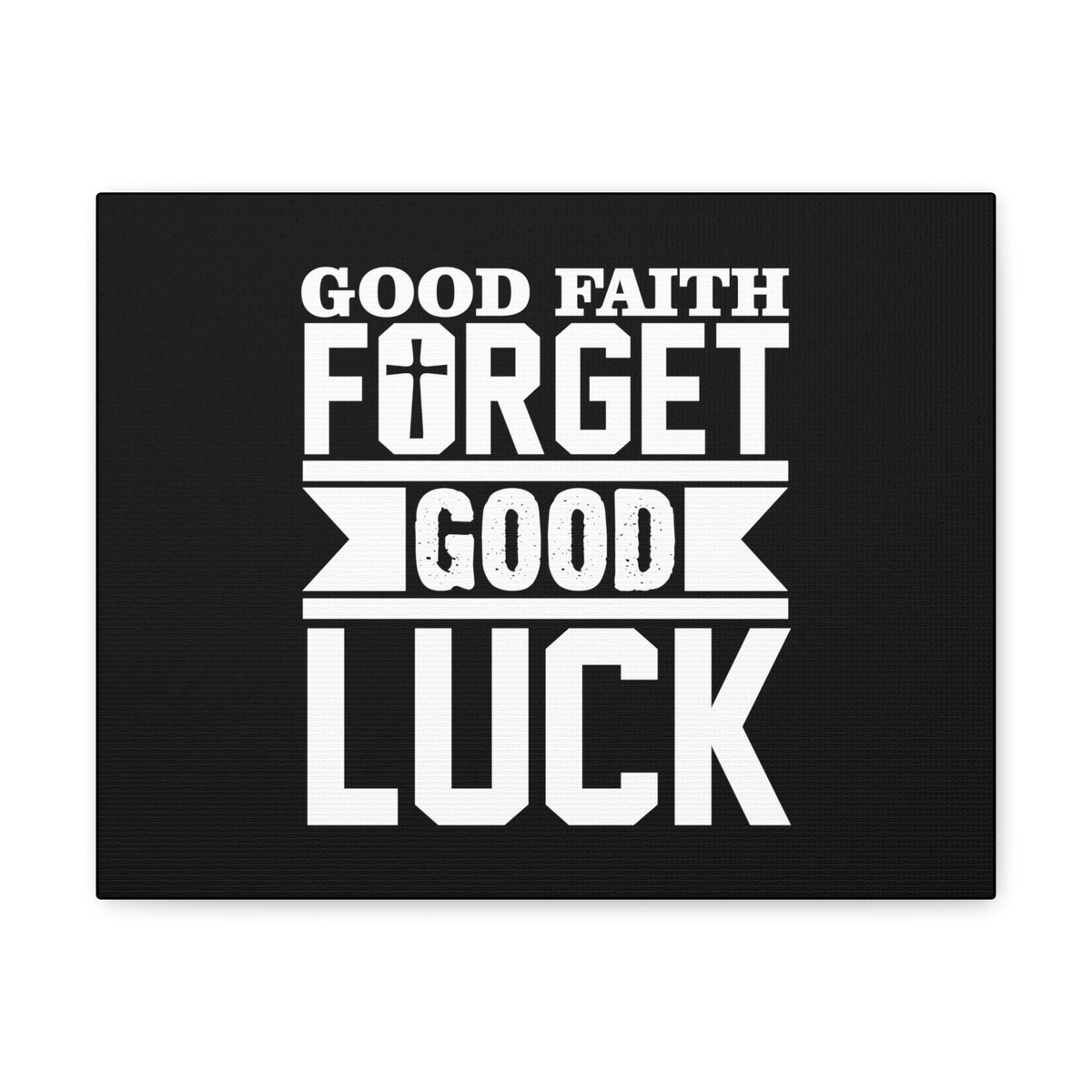 Scripture Walls Good Faith Hebrews 11:1 Cross Black Christian Wall Art Bible Verse Print Ready to Hang Unframed-Express Your Love Gifts