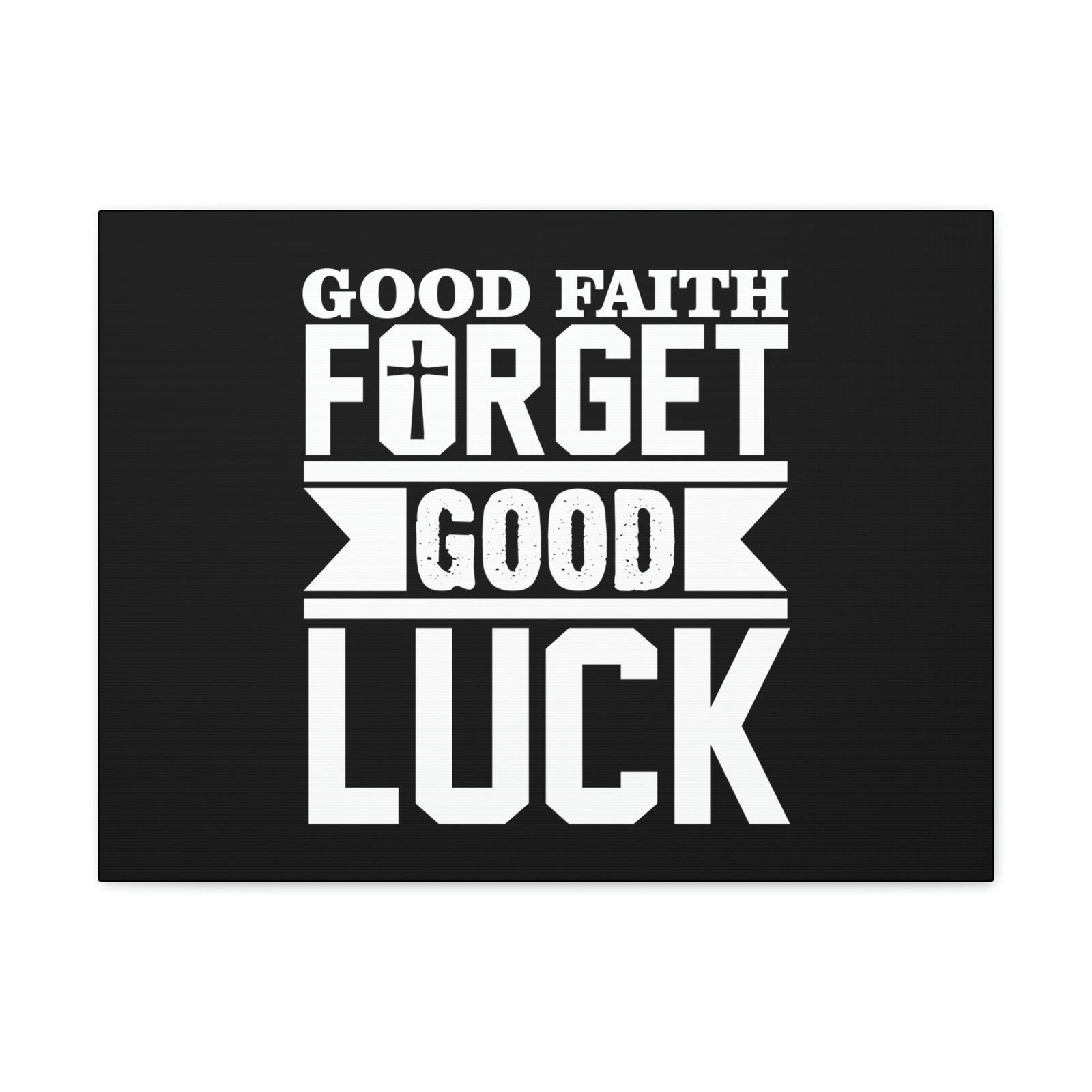 Scripture Walls Good Faith Hebrews 11:1 Cross Black Christian Wall Art Bible Verse Print Ready to Hang Unframed-Express Your Love Gifts