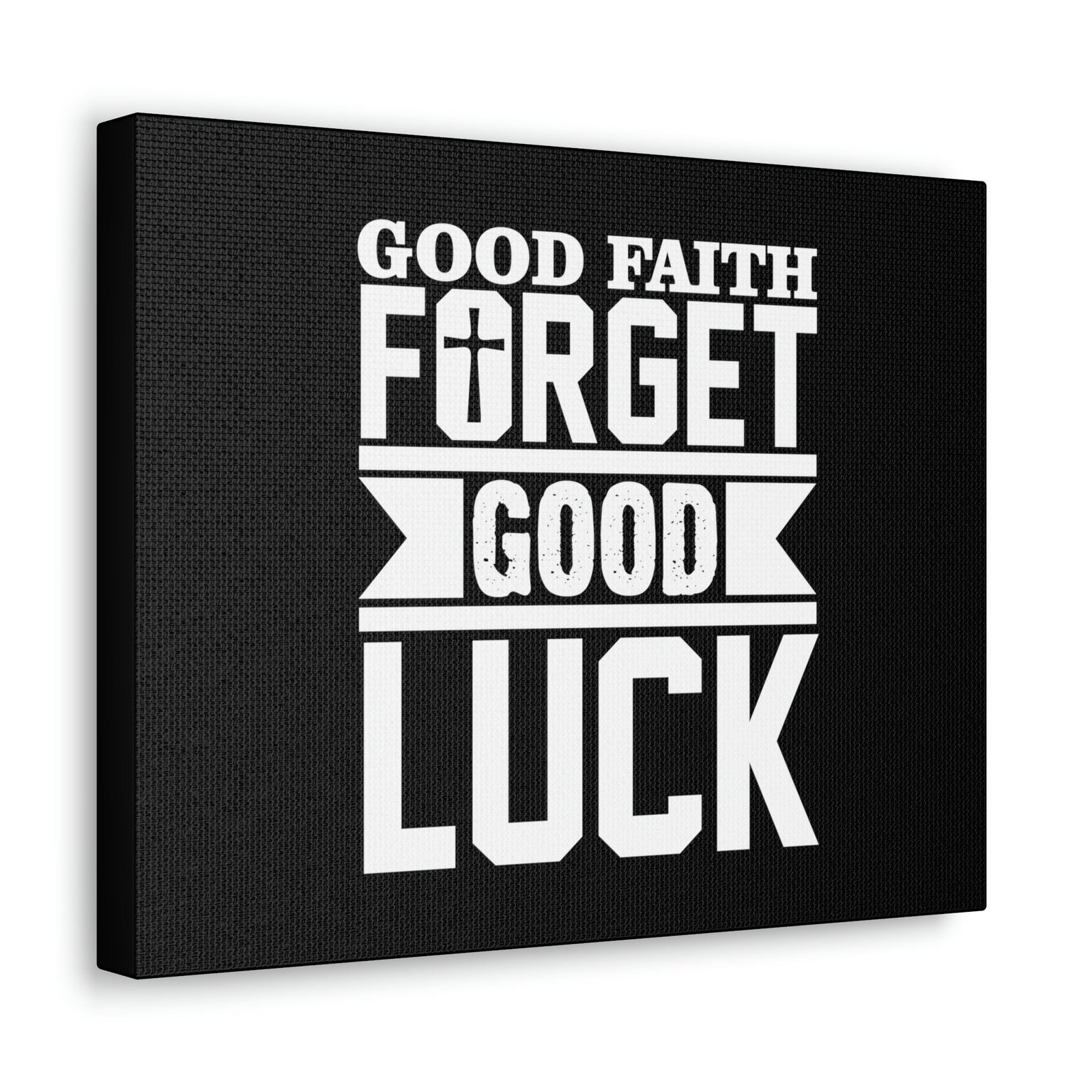 Scripture Walls Good Faith Hebrews 11:1 Cross Black Christian Wall Art Bible Verse Print Ready to Hang Unframed-Express Your Love Gifts