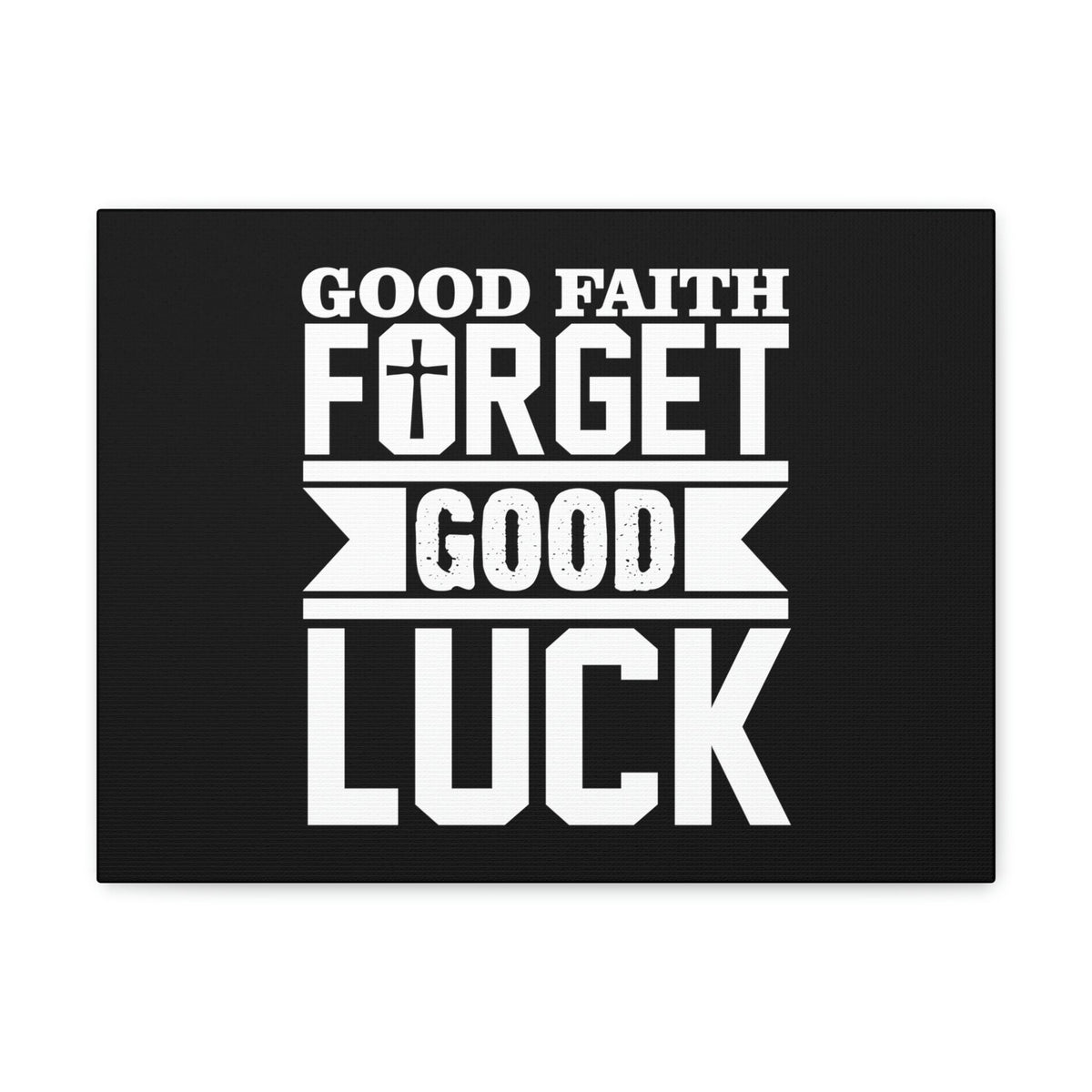 Scripture Walls Good Faith Hebrews 11:1 Cross Black Christian Wall Art Bible Verse Print Ready to Hang Unframed-Express Your Love Gifts