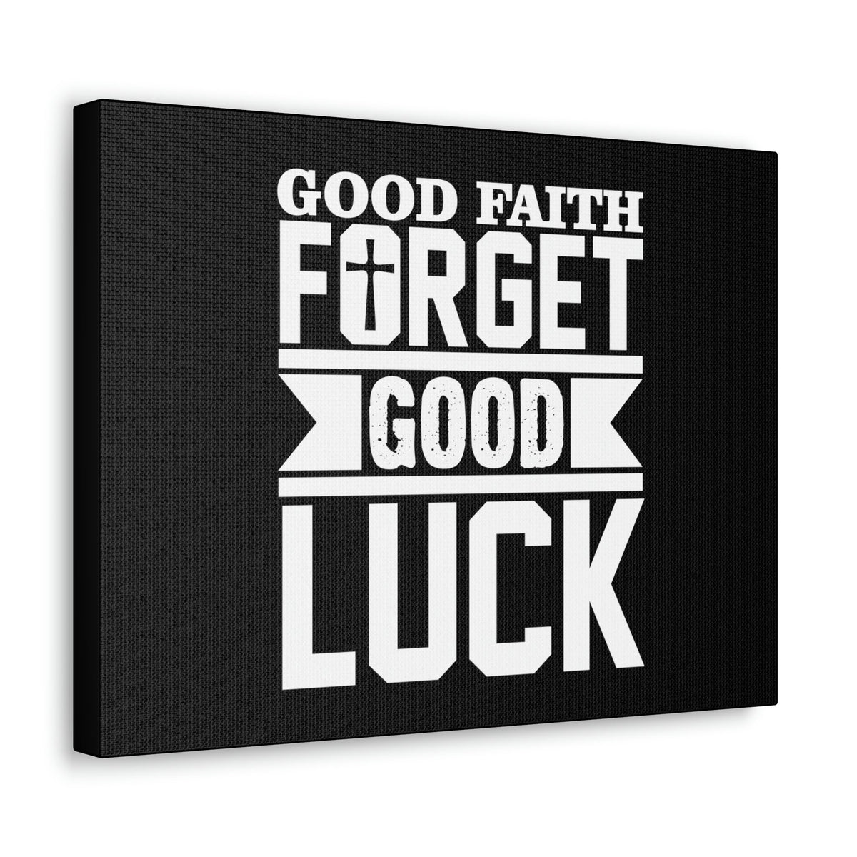 Scripture Walls Good Faith Hebrews 11:1 Cross Black Christian Wall Art Bible Verse Print Ready to Hang Unframed-Express Your Love Gifts