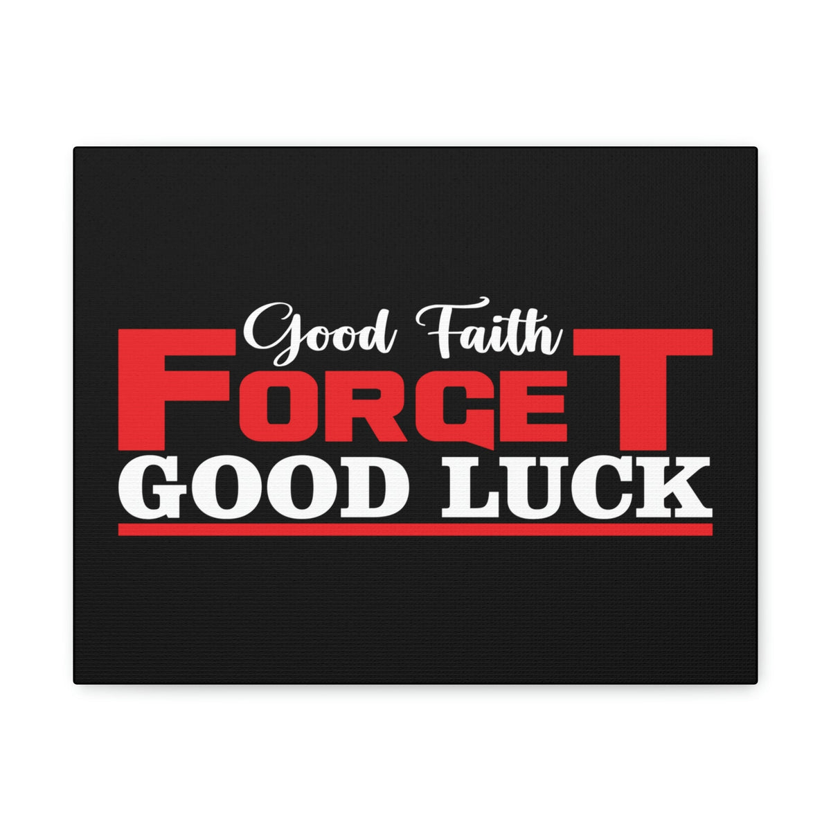 Scripture Walls Good Faith Hebrews 11:1 Red Black Christian Wall Art Bible Verse Print Ready to Hang Unframed-Express Your Love Gifts