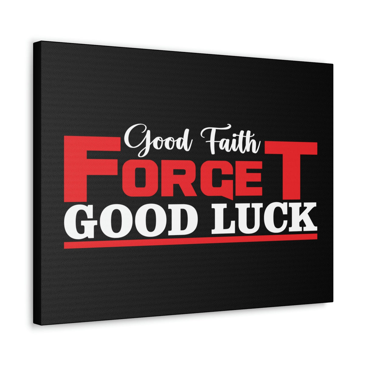 Scripture Walls Good Faith Hebrews 11:1 Red Black Christian Wall Art Bible Verse Print Ready to Hang Unframed-Express Your Love Gifts