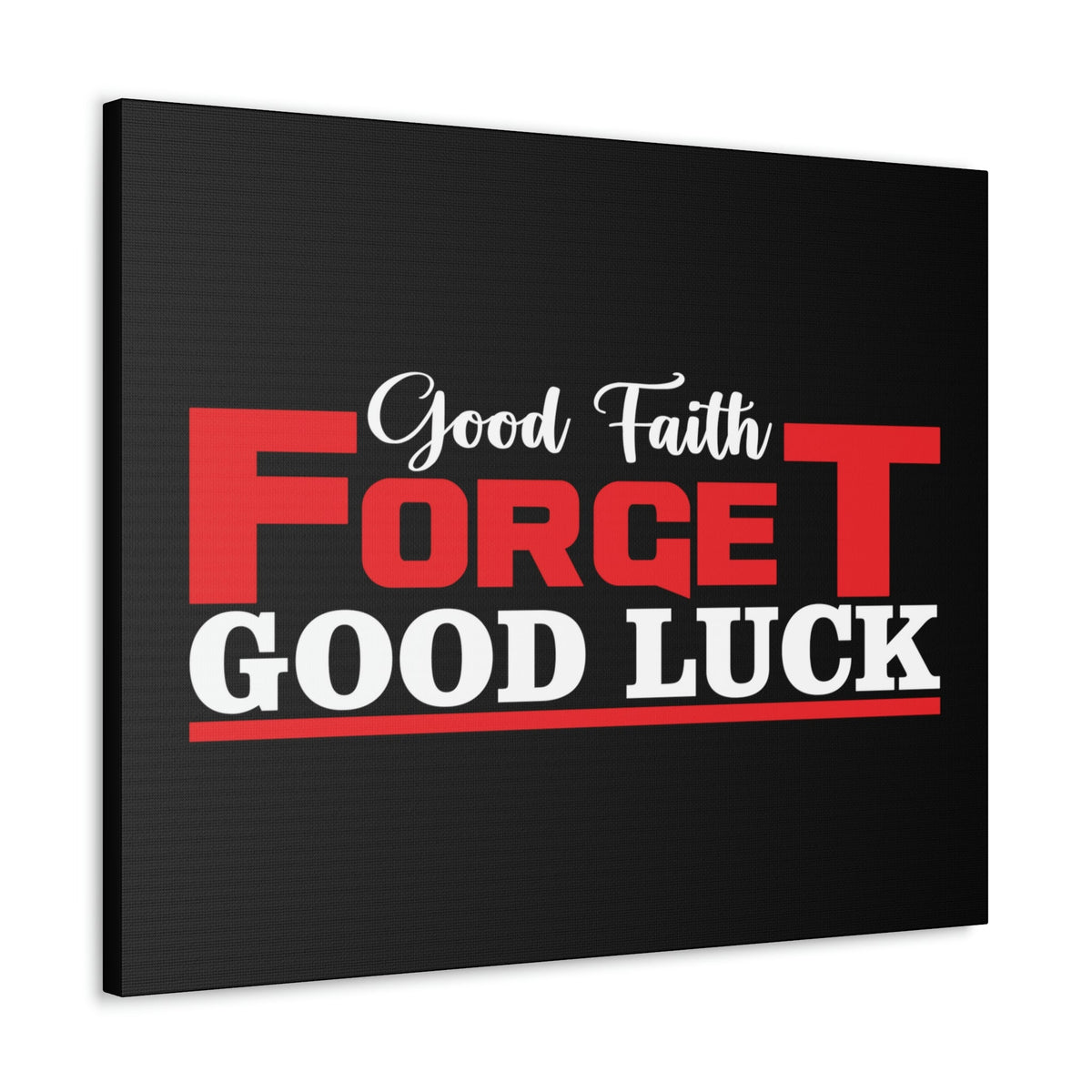Scripture Walls Good Faith Hebrews 11:1 Red Black Christian Wall Art Bible Verse Print Ready to Hang Unframed-Express Your Love Gifts