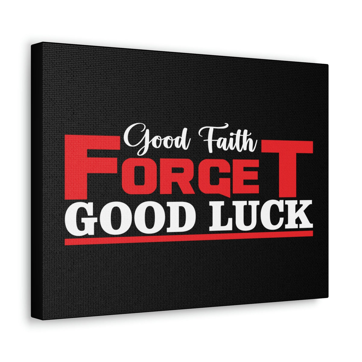 Scripture Walls Good Faith Hebrews 11:1 Red Black Christian Wall Art Bible Verse Print Ready to Hang Unframed-Express Your Love Gifts