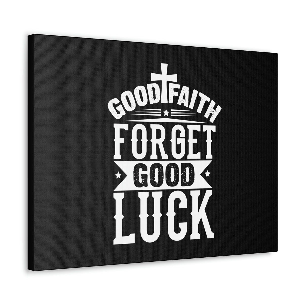 Scripture Walls Good Faith Hebrews 11:1 White Cross Christian Wall Art Bible Verse Print Ready to Hang Unframed-Express Your Love Gifts