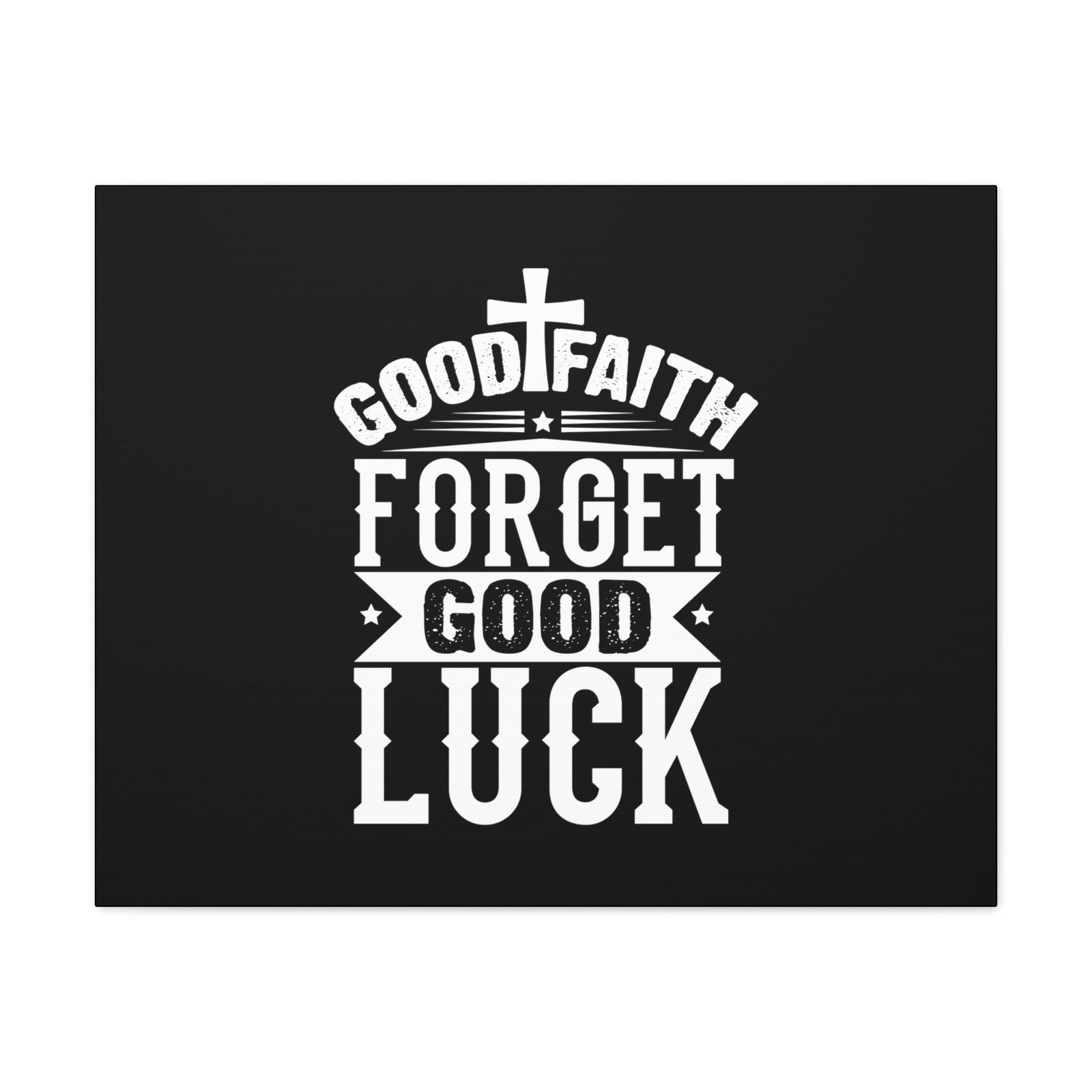 Scripture Walls Good Faith Hebrews 11:1 White Cross Christian Wall Art Bible Verse Print Ready to Hang Unframed-Express Your Love Gifts
