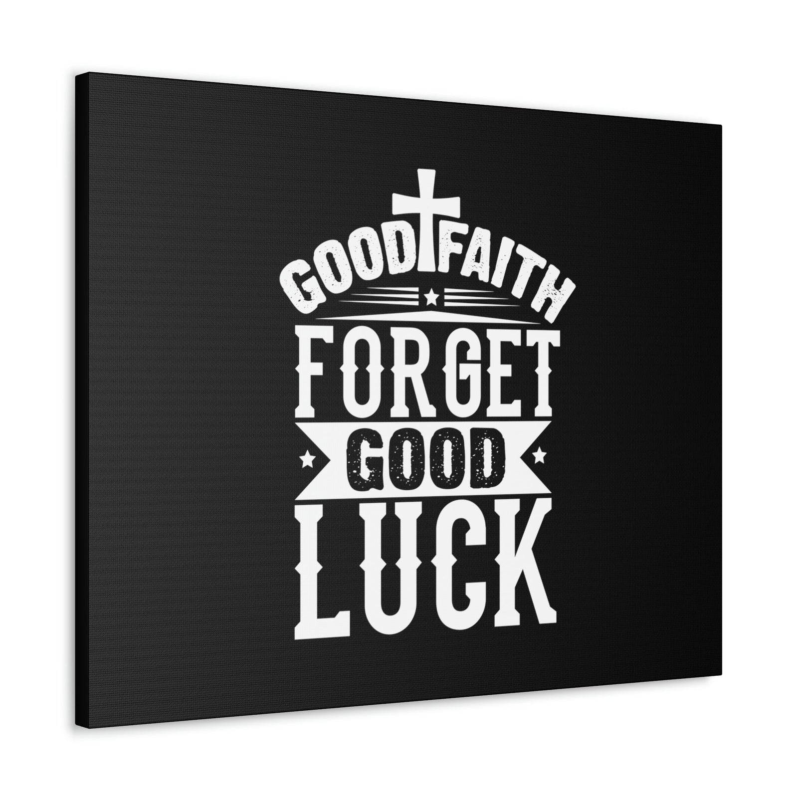 Scripture Walls Good Faith Hebrews 11:1 White Cross Christian Wall Art Bible Verse Print Ready to Hang Unframed-Express Your Love Gifts