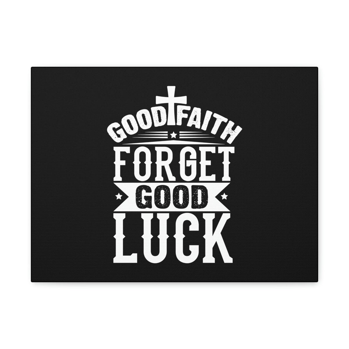 Scripture Walls Good Faith Hebrews 11:1 White Cross Christian Wall Art Bible Verse Print Ready to Hang Unframed-Express Your Love Gifts